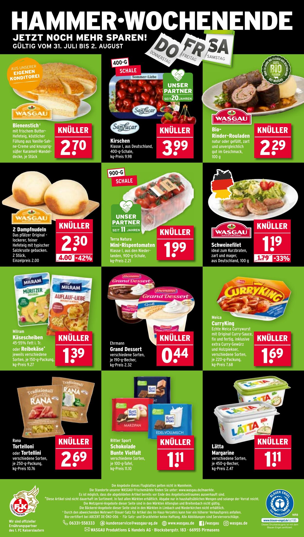 Prospekt Wasgau 28.07.2025 - 02.08.2025