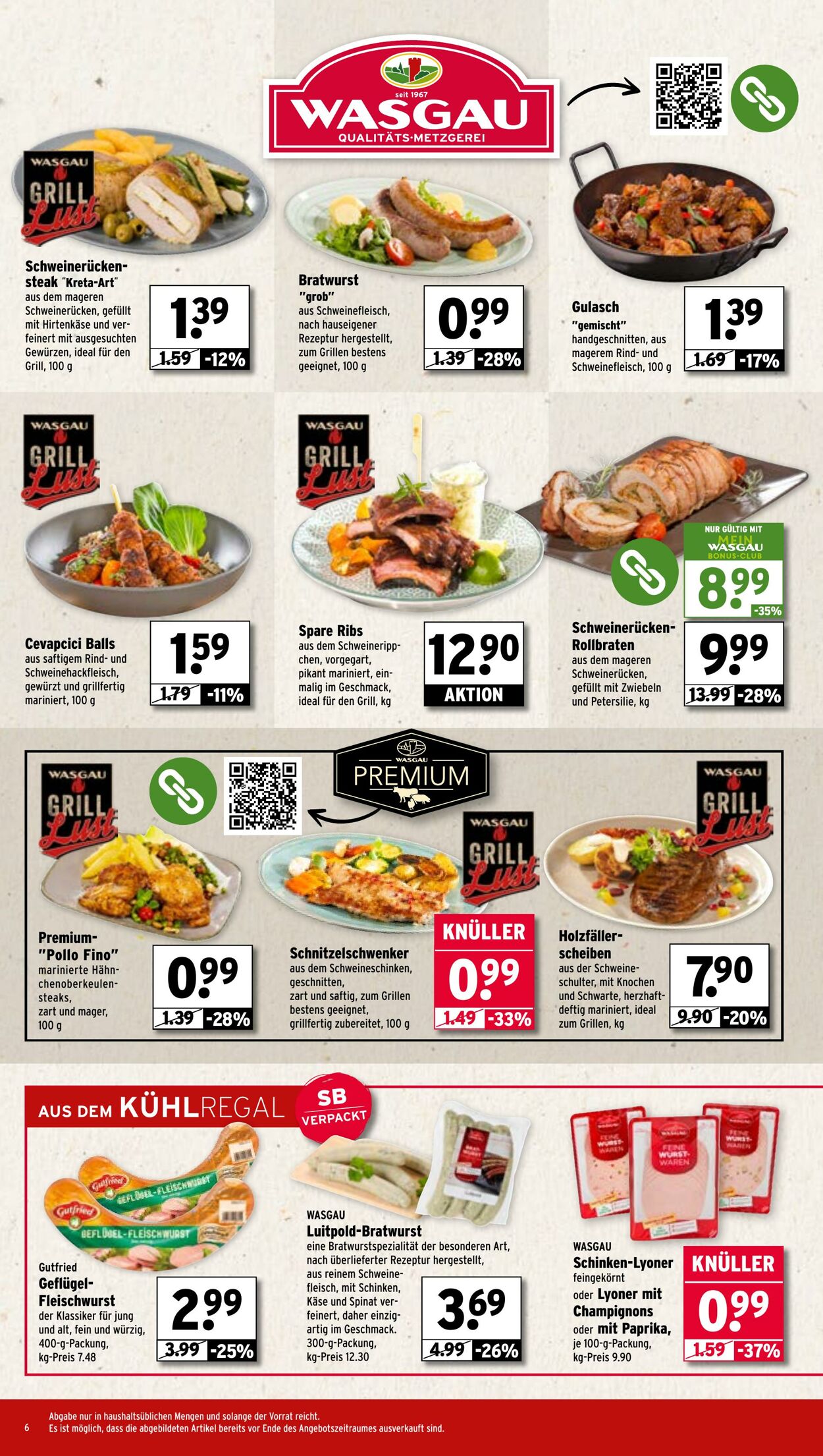 Prospekt Wasgau 28.07.2025 - 02.08.2025