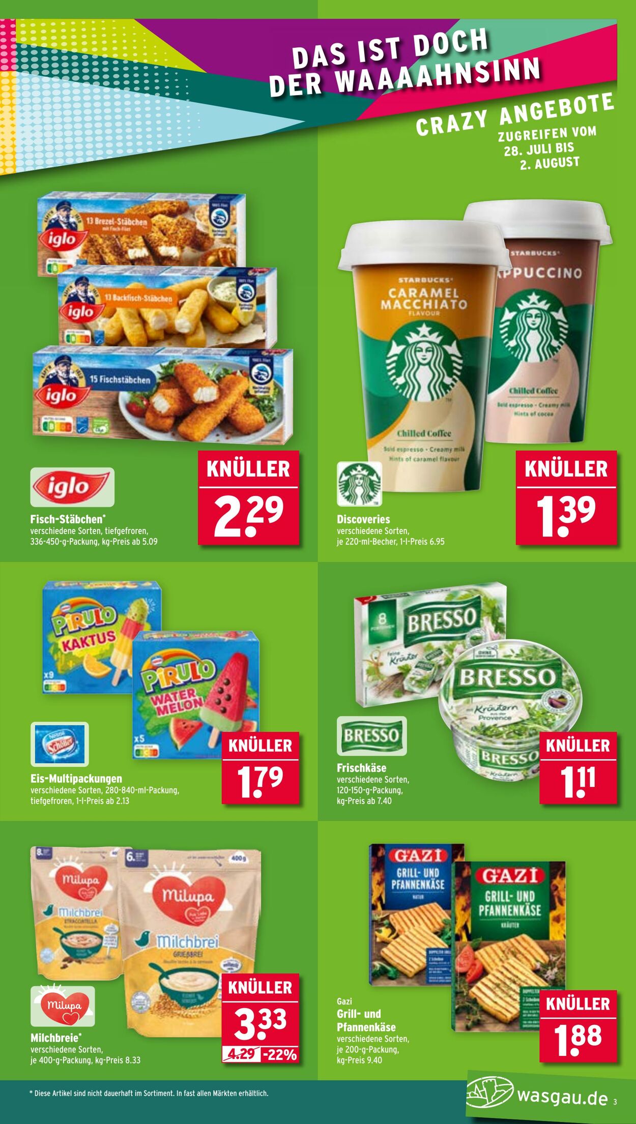 Prospekt Wasgau 28.07.2025 - 02.08.2025