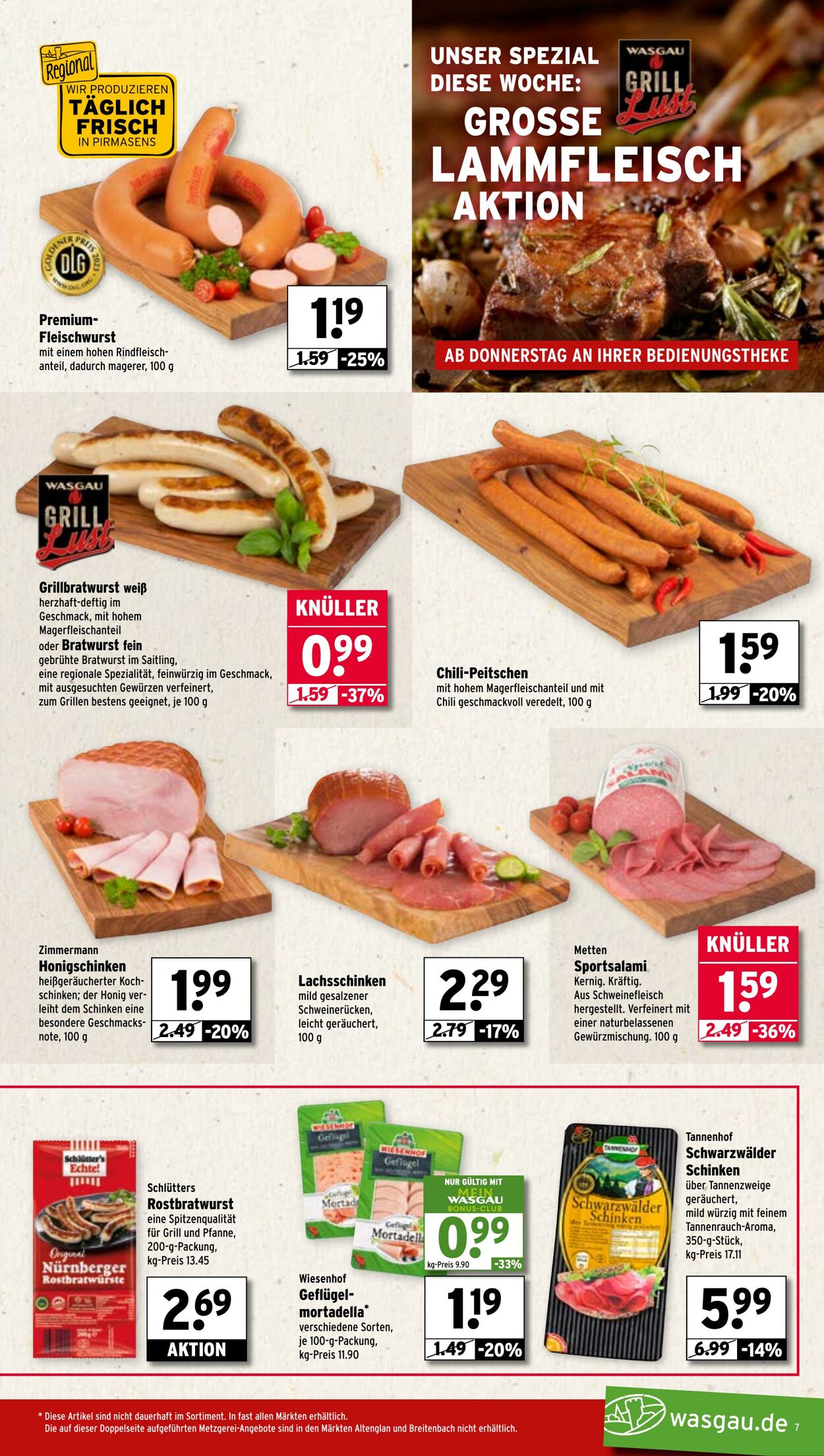 Prospekt Wasgau 28.07.2025 - 02.08.2025