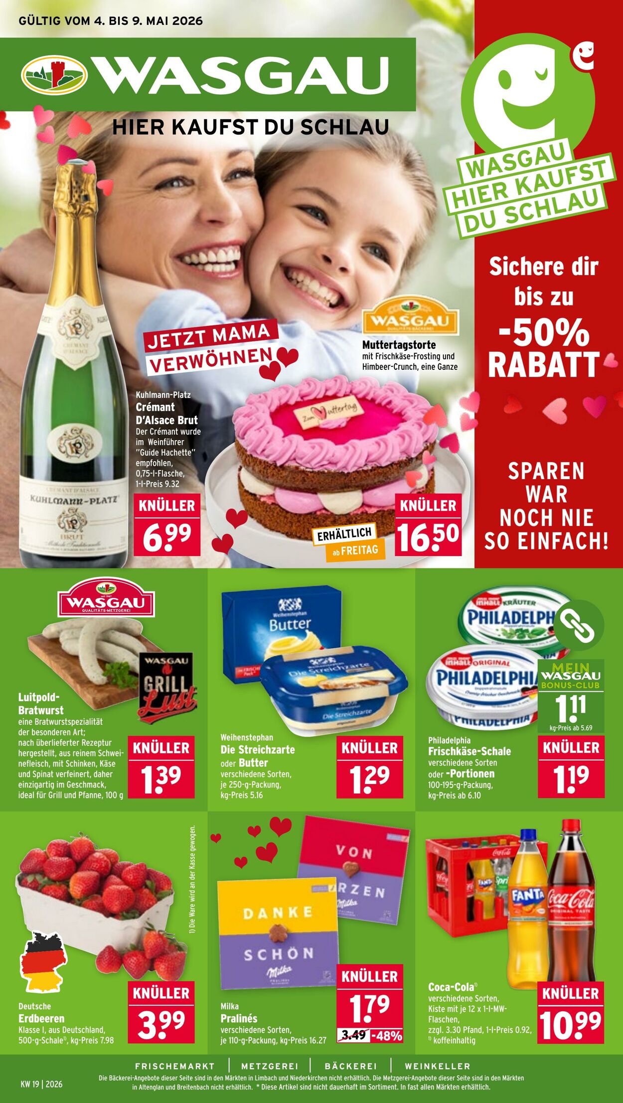 Prospekt Wasgau 04.05.2026 - 09.05.2026