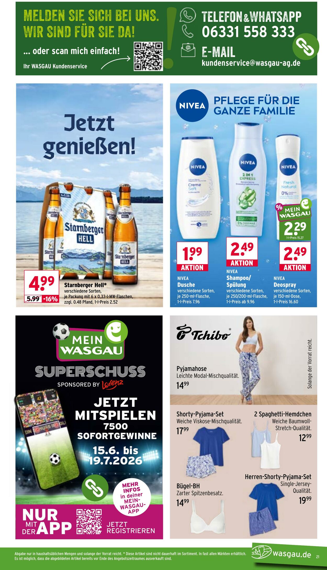 Prospekt Wasgau 29.06.2026 - 04.07.2026