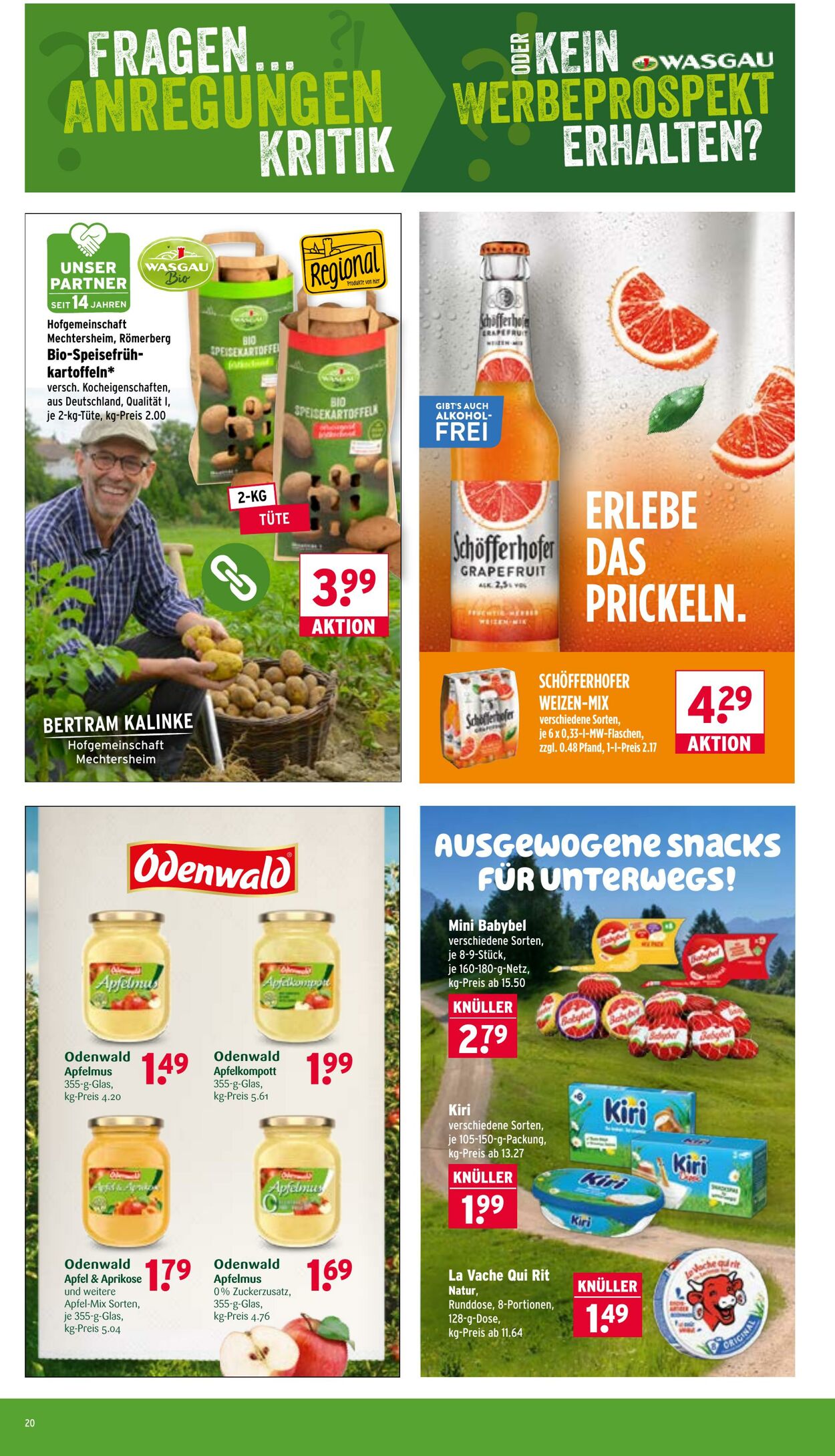 Prospekt Wasgau 29.06.2026 - 04.07.2026