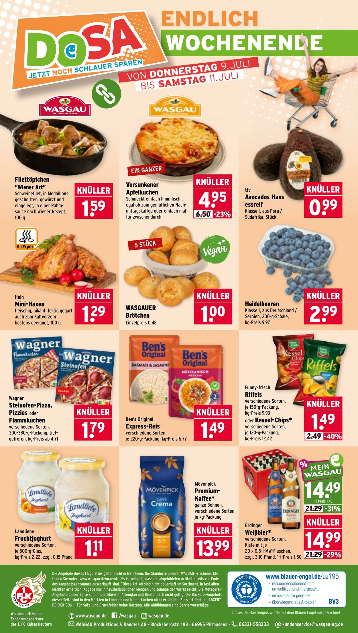 Prospekt Wasgau 06.07.2026 - 11.07.2026