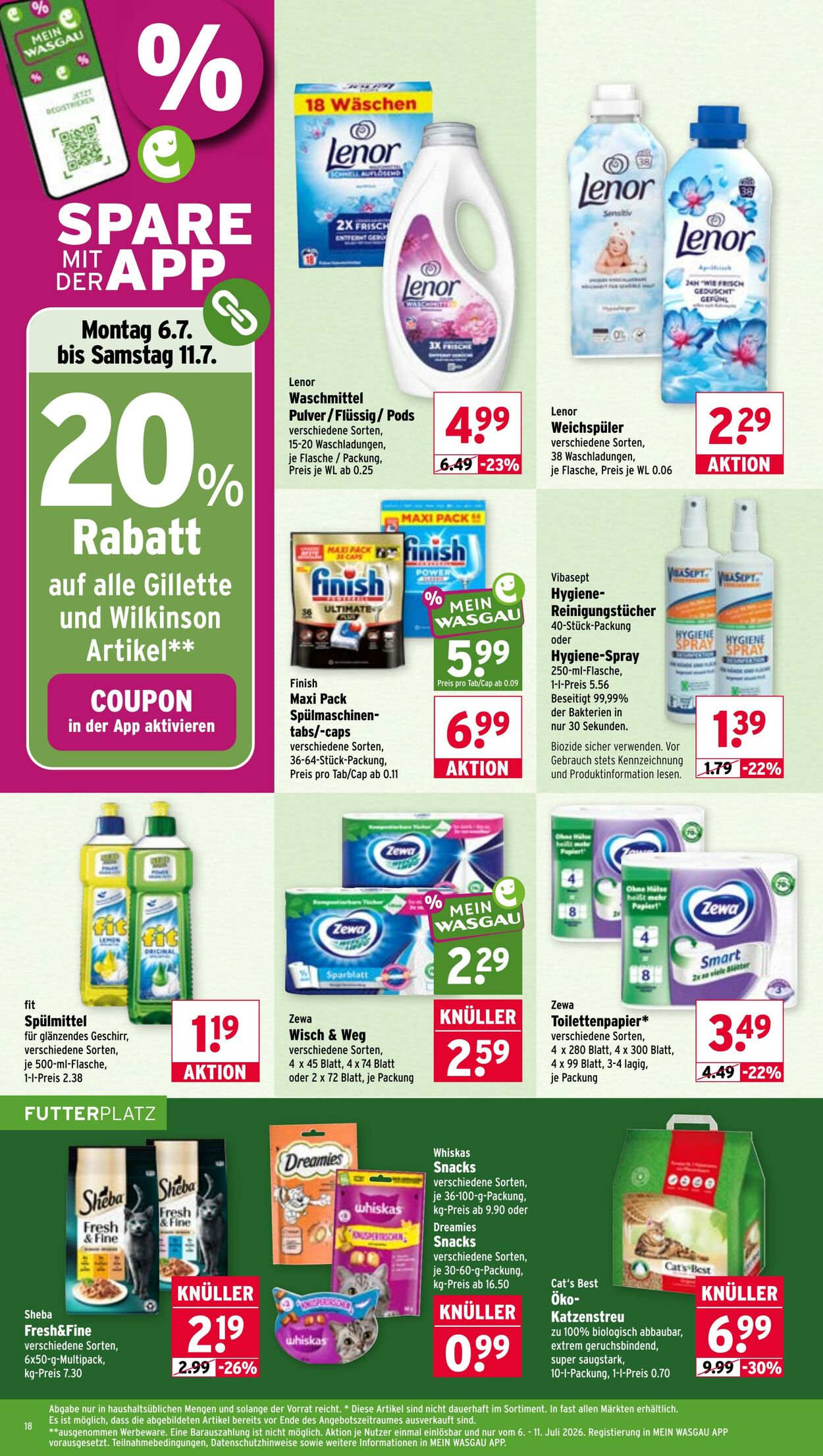 Prospekt Wasgau 06.07.2026 - 11.07.2026