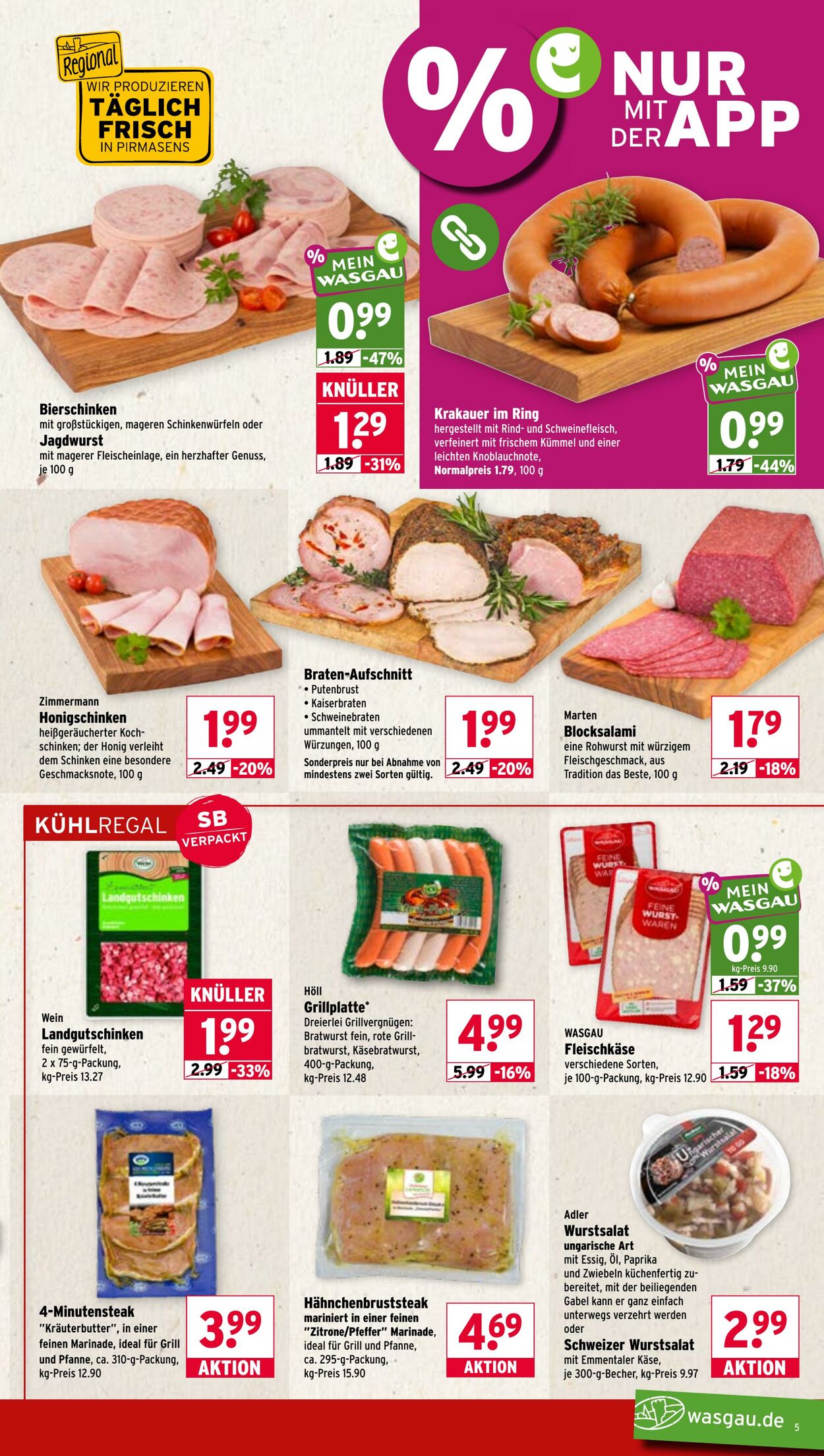 Prospekt Wasgau 06.07.2026 - 11.07.2026