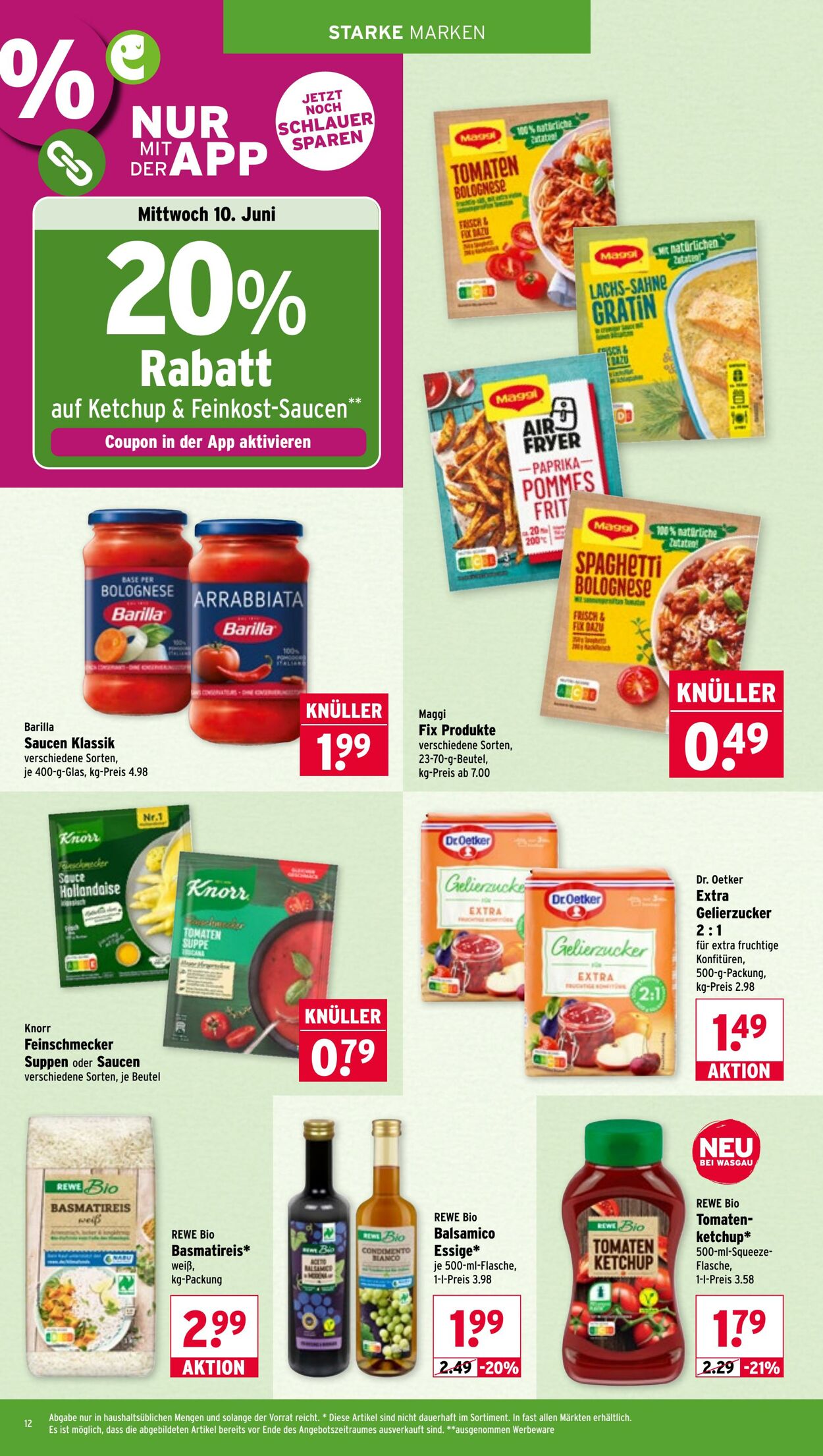 Prospekt Wasgau 08.06.2026 - 13.06.2026