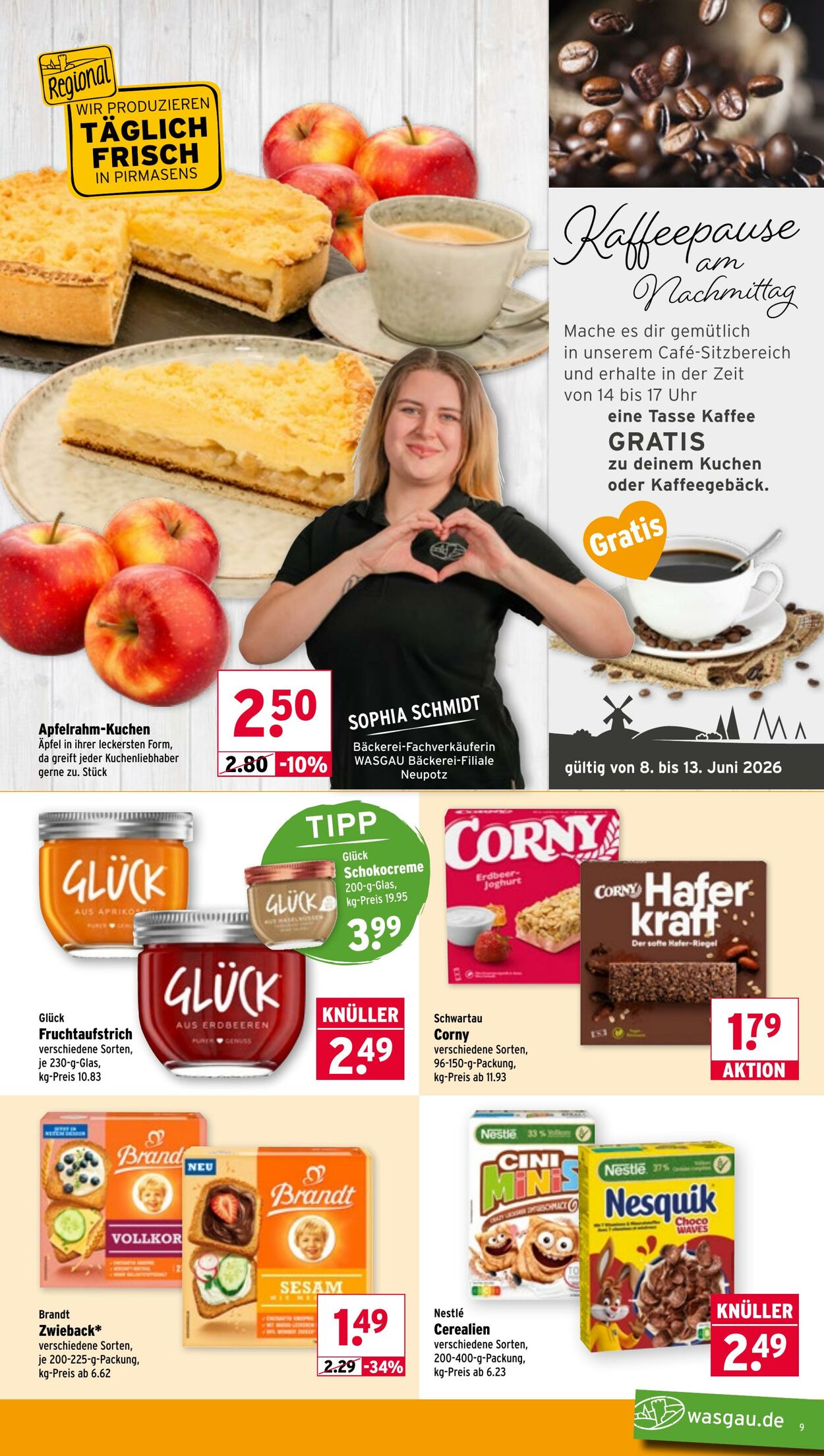 Prospekt Wasgau 08.06.2026 - 13.06.2026