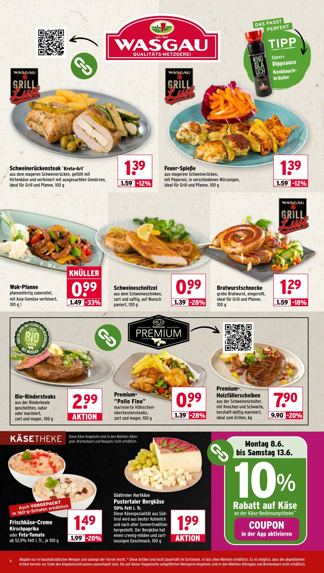 Prospekt Wasgau 08.06.2026 - 13.06.2026