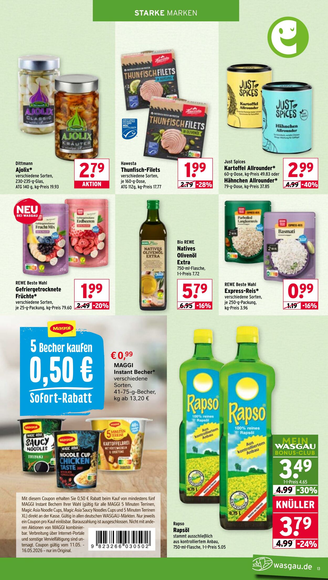 Prospekt Wasgau 04.05.2026 - 09.05.2026