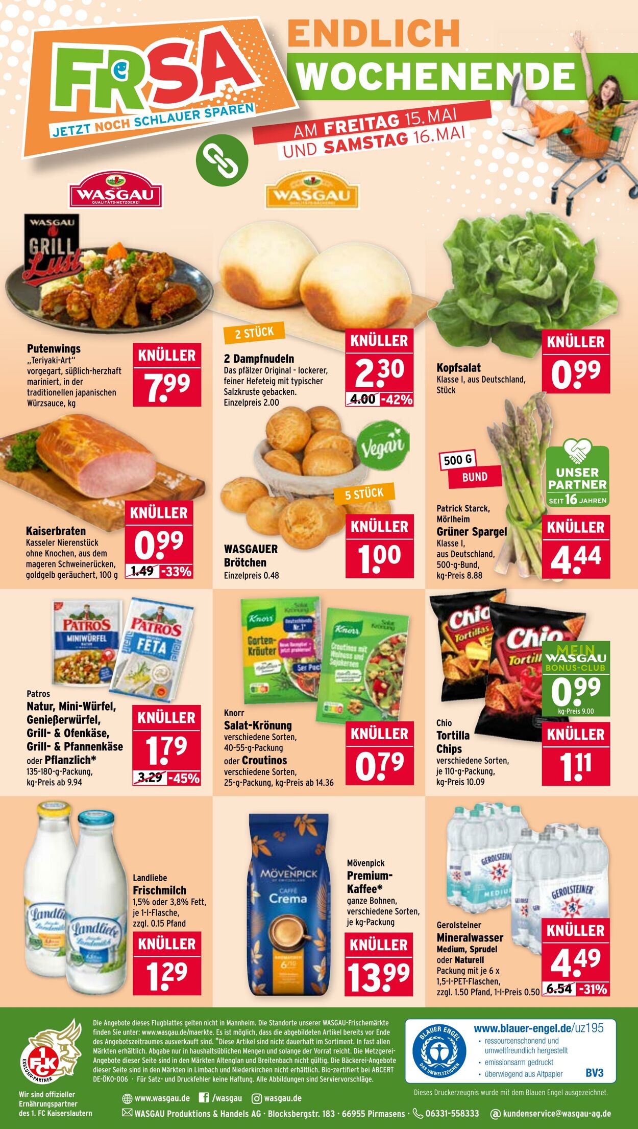 Prospekt Wasgau 04.05.2026 - 09.05.2026