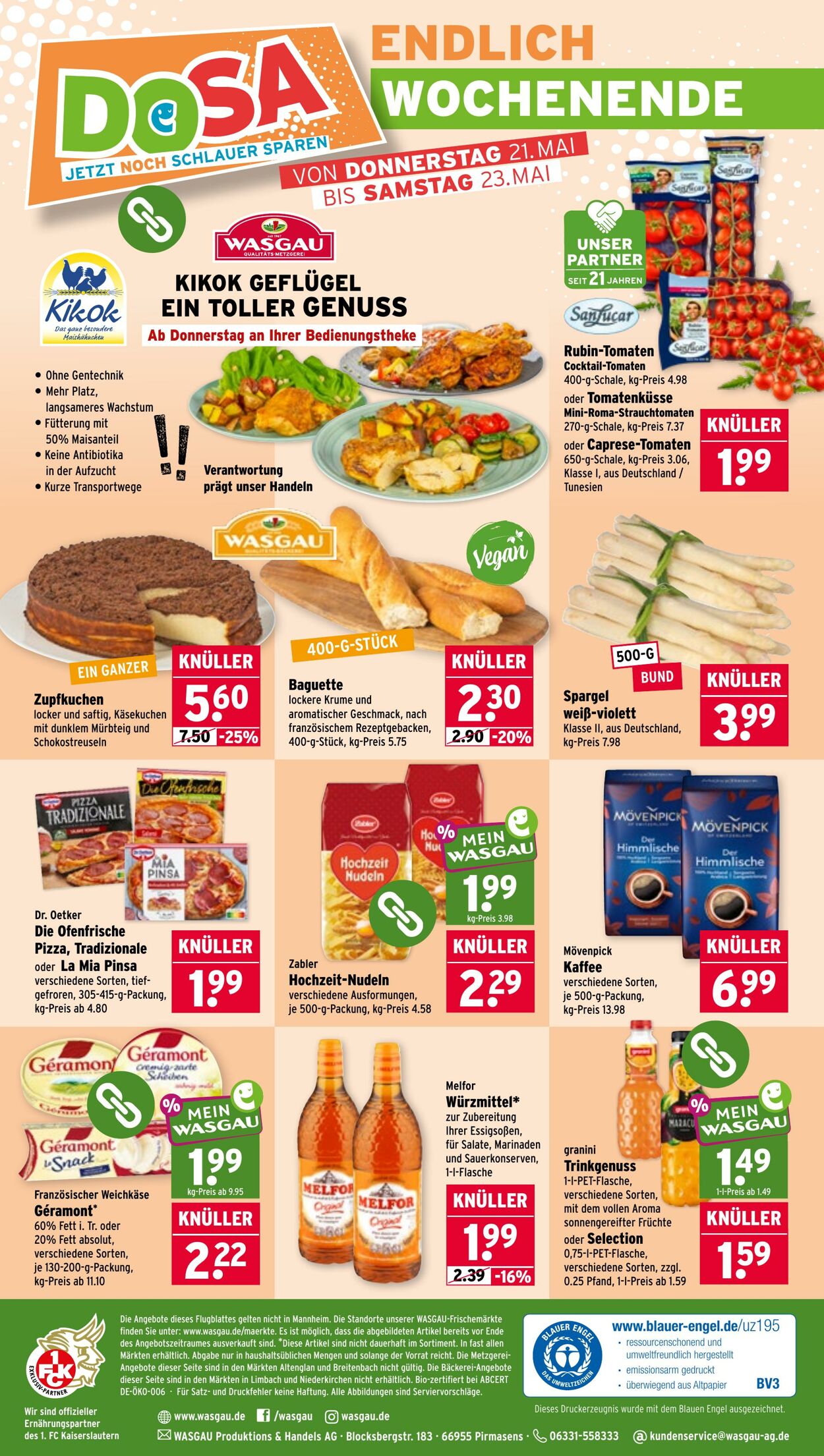 Prospekt Wasgau 11.05.2026 - 16.05.2026