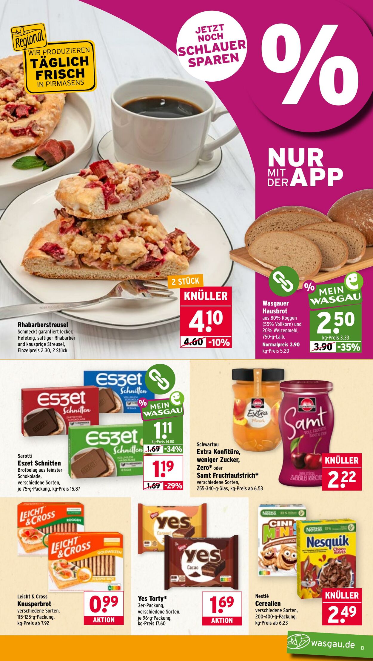 Prospekt Wasgau 11.05.2026 - 16.05.2026