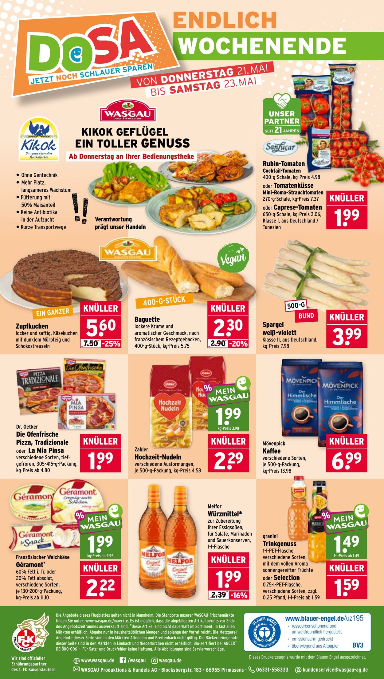 Prospekt Wasgau 18.05.2026 - 23.05.2026