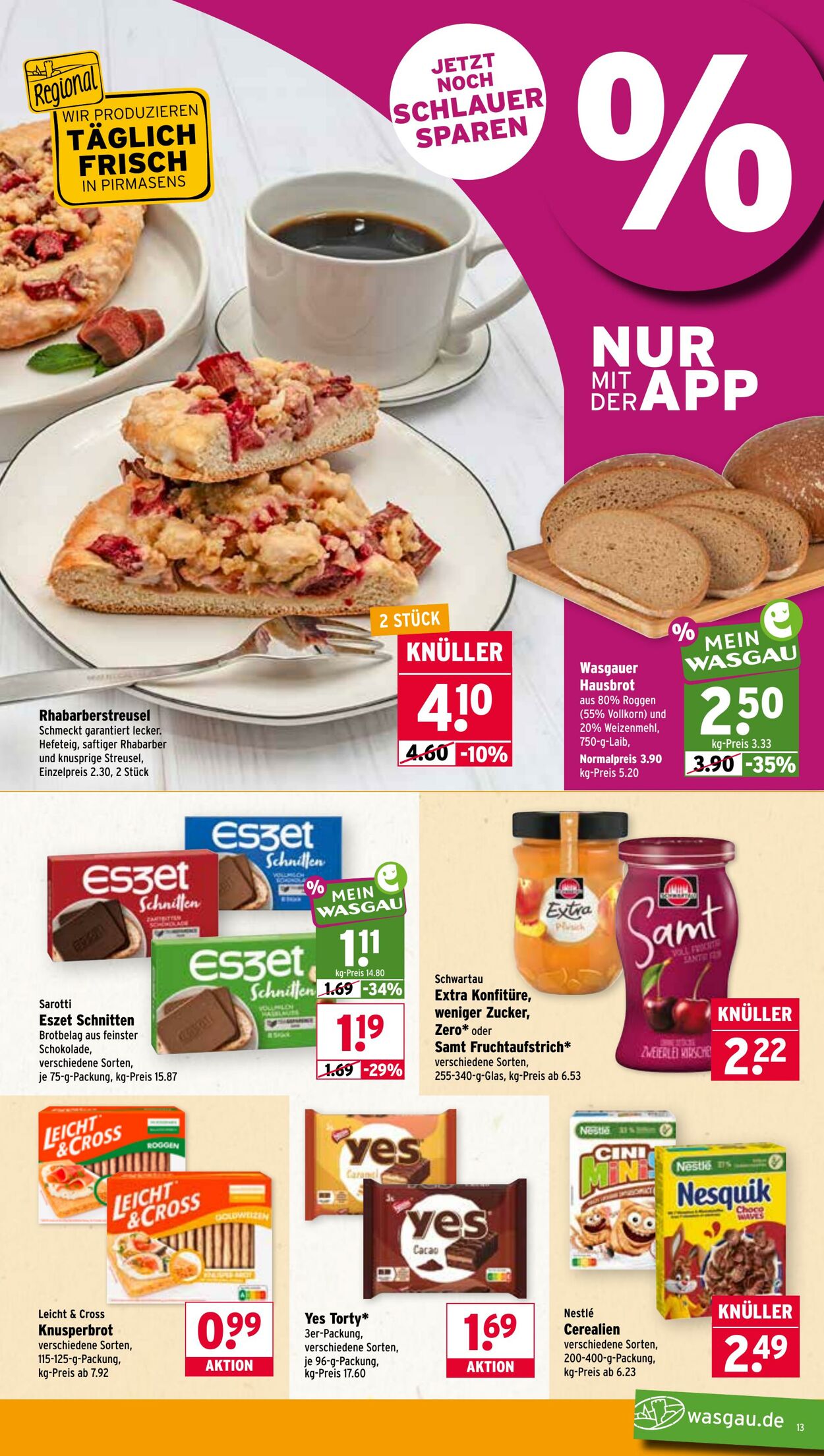 Prospekt Wasgau 18.05.2026 - 23.05.2026