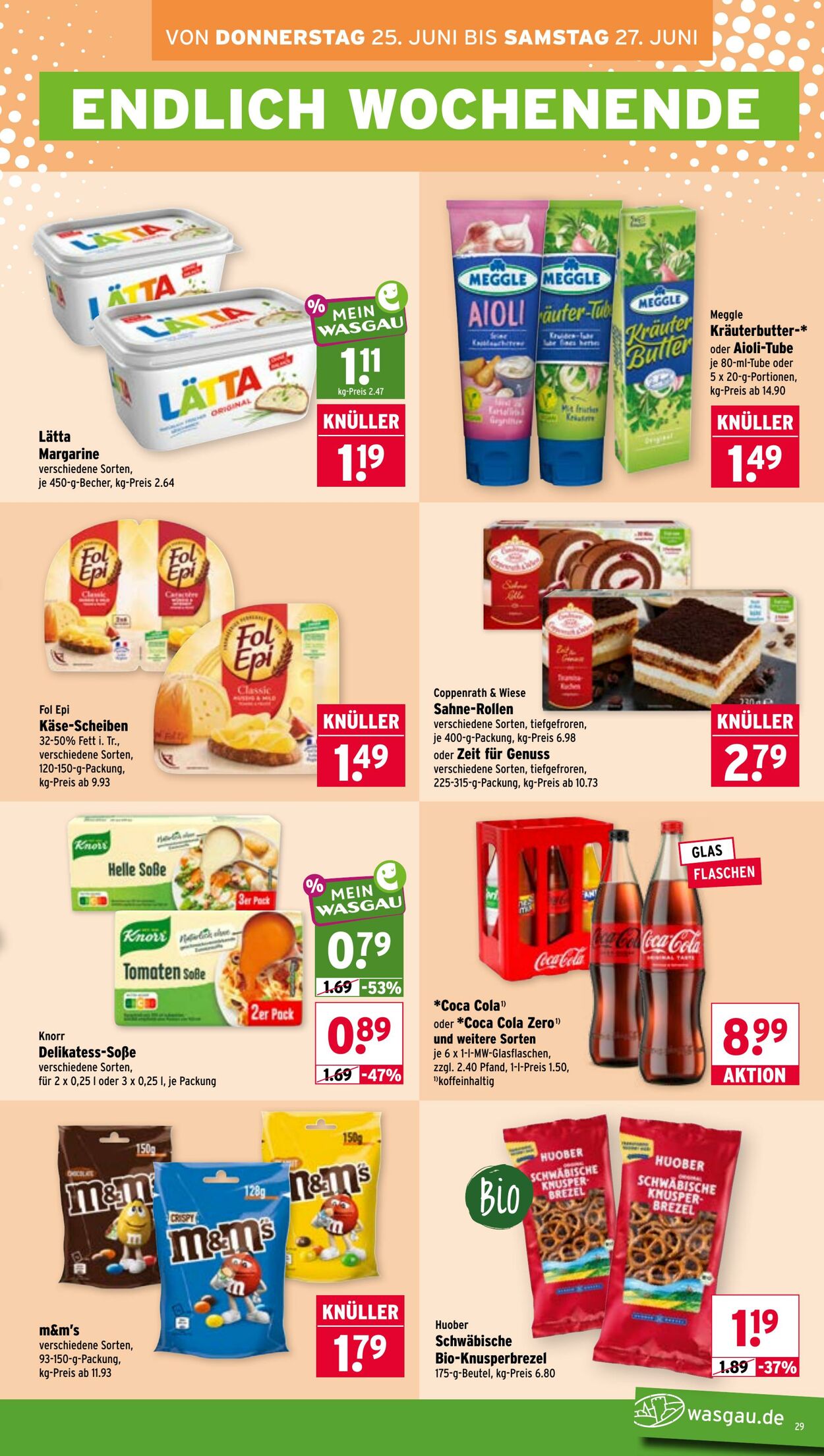 Prospekt Wasgau 22.06.2026 - 27.06.2026