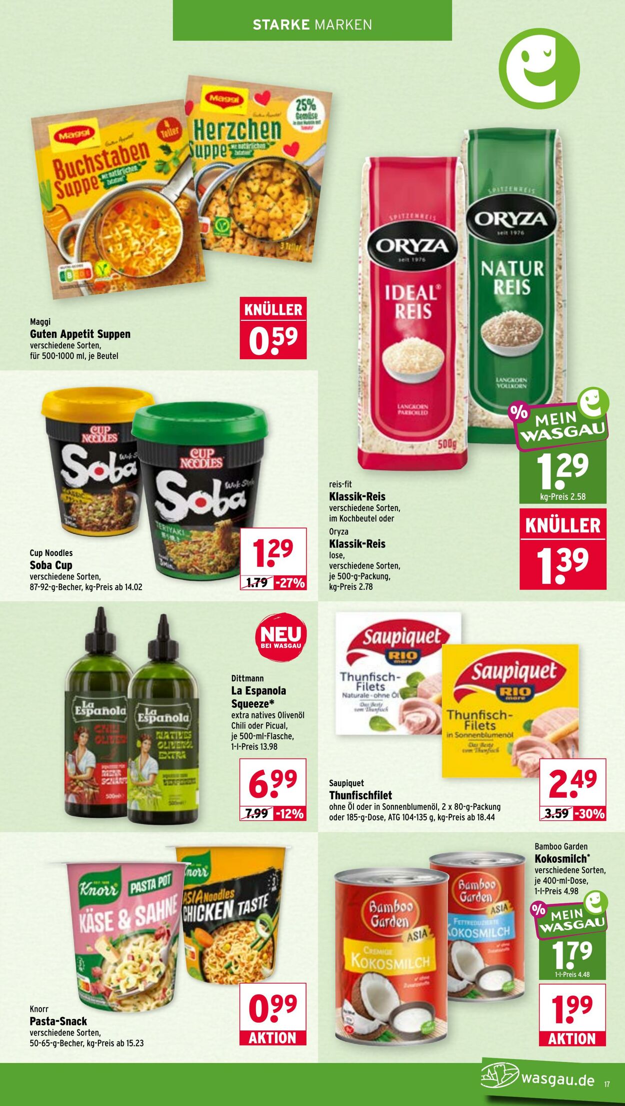 Prospekt Wasgau 22.06.2026 - 27.06.2026