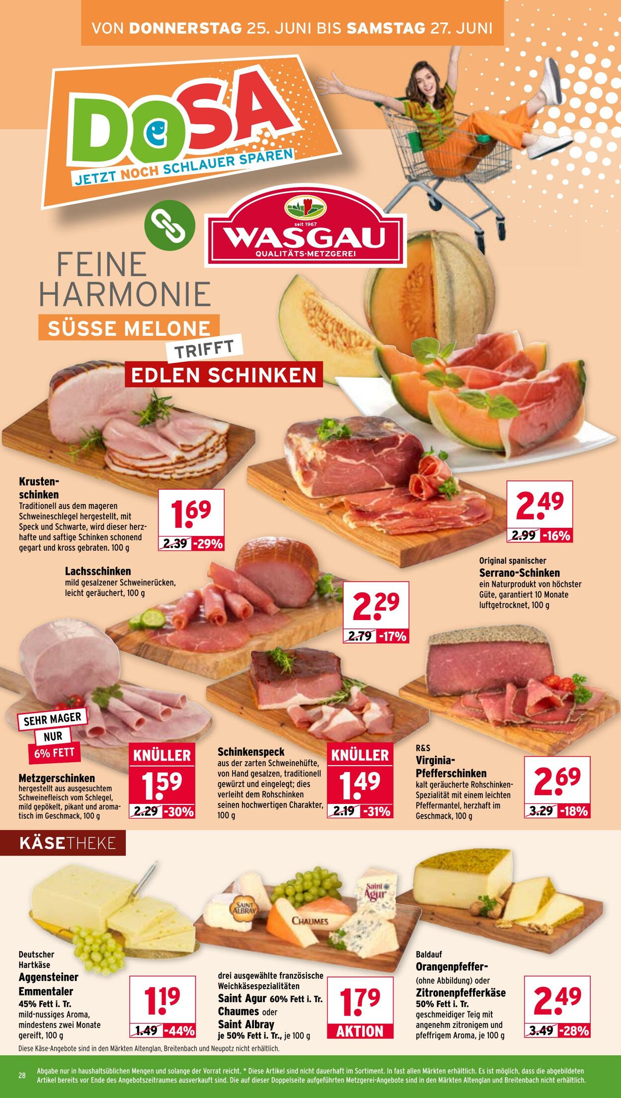Prospekt Wasgau 15.06.2026 - 20.06.2026