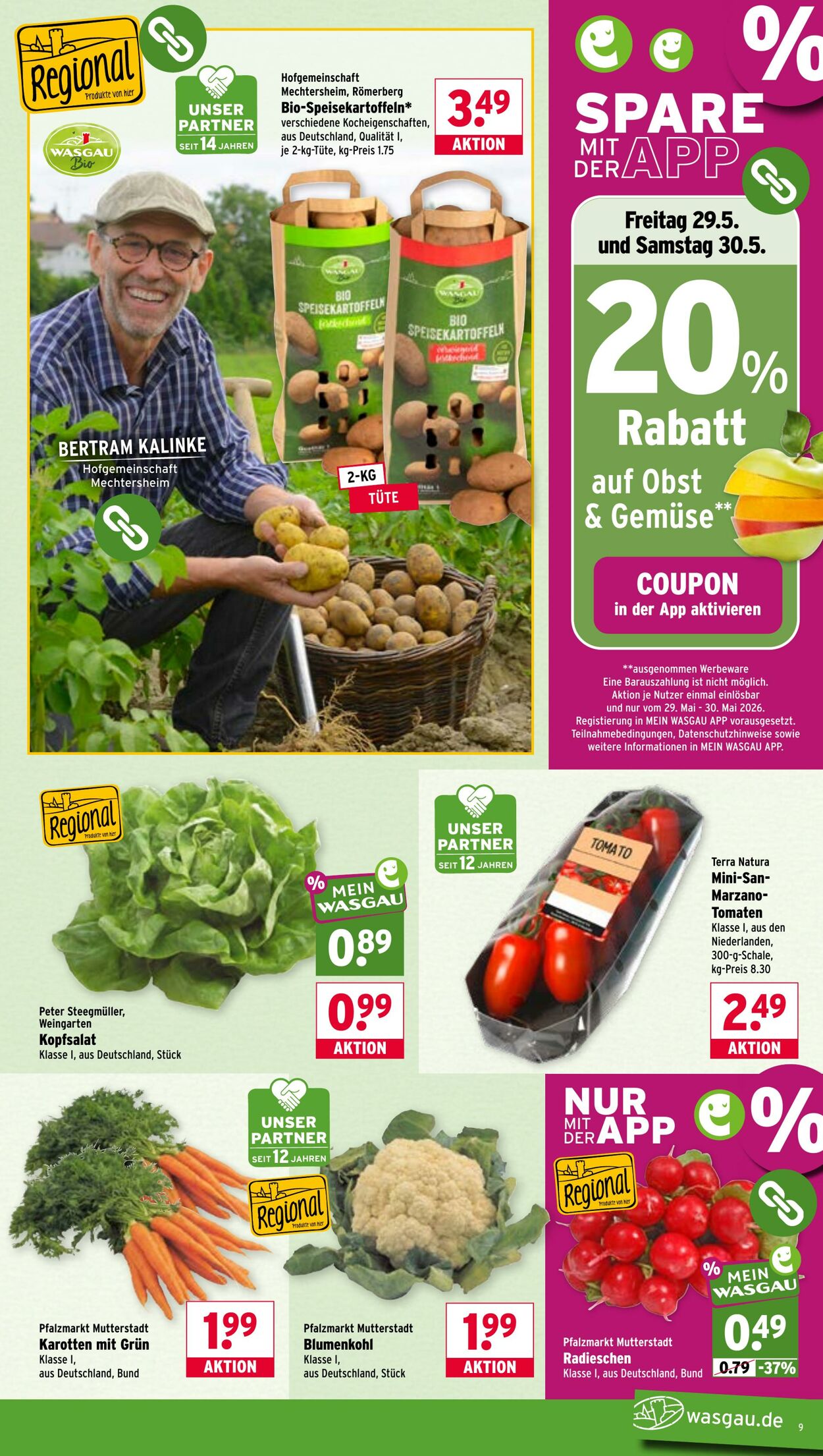 Prospekt Wasgau 25.05.2026 - 30.05.2026