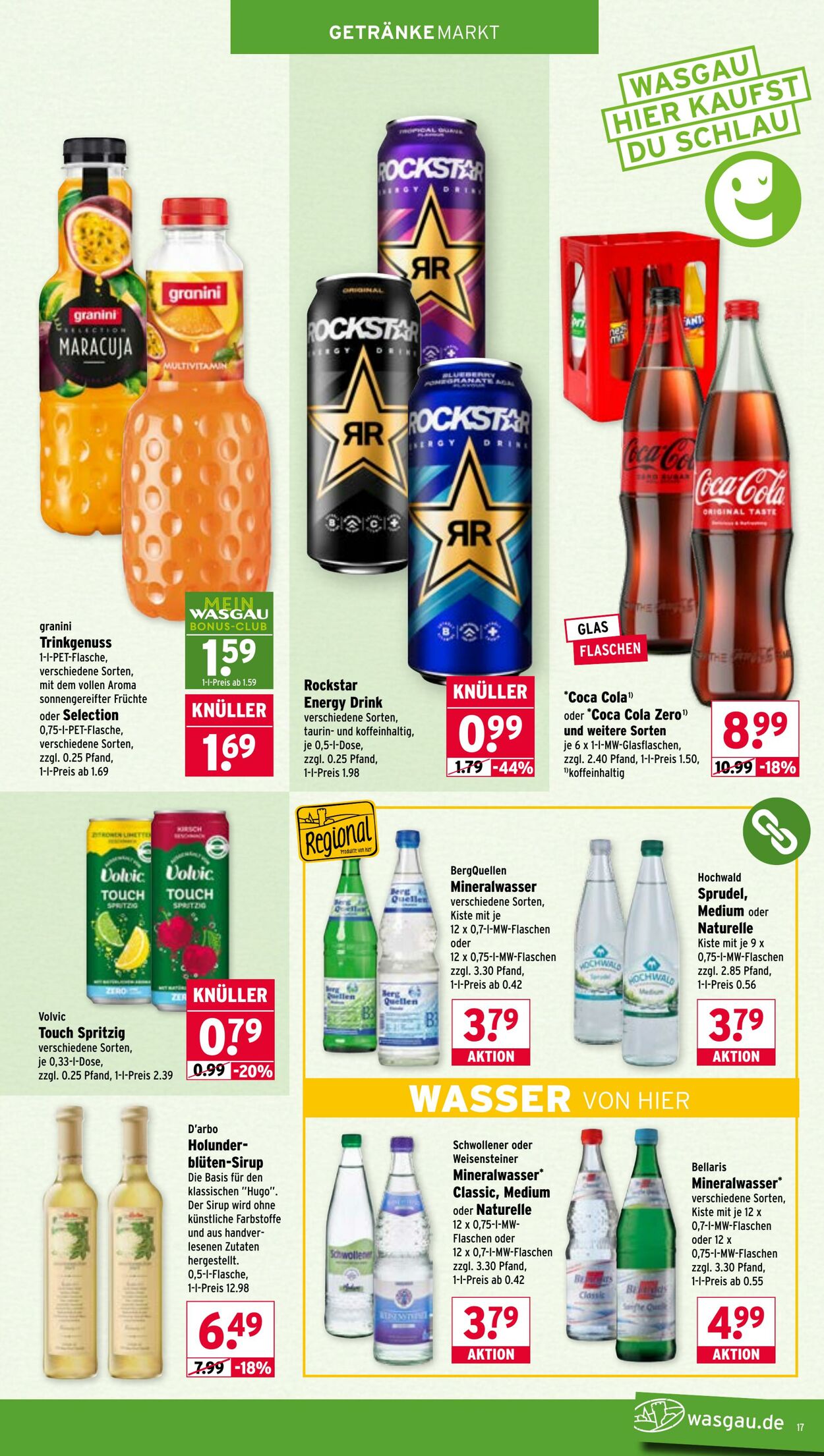 Prospekt Wasgau 20.04.2026 - 25.04.2026