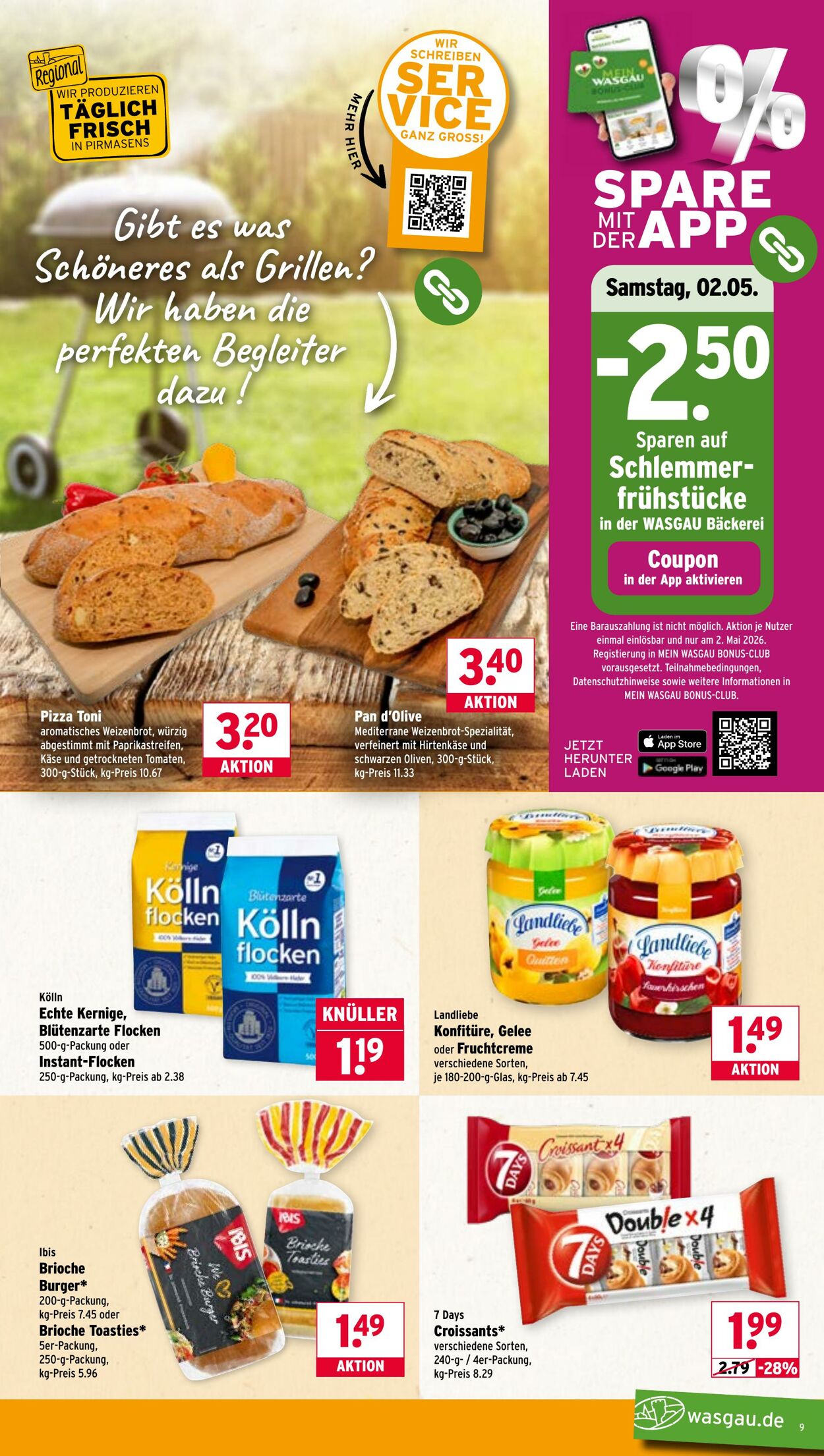 Prospekt Wasgau 20.04.2026 - 25.04.2026