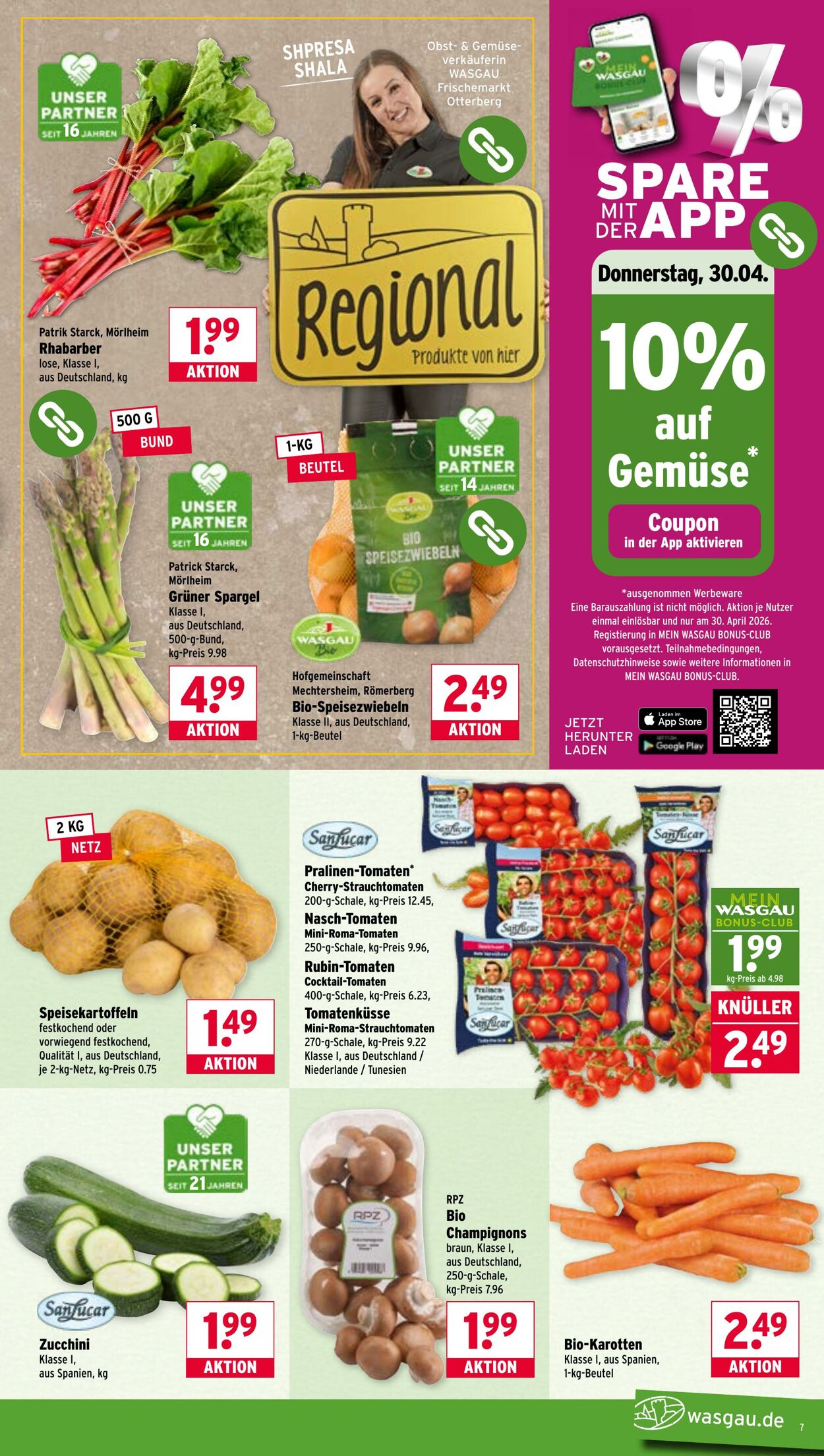 Prospekt Wasgau 20.04.2026 - 25.04.2026