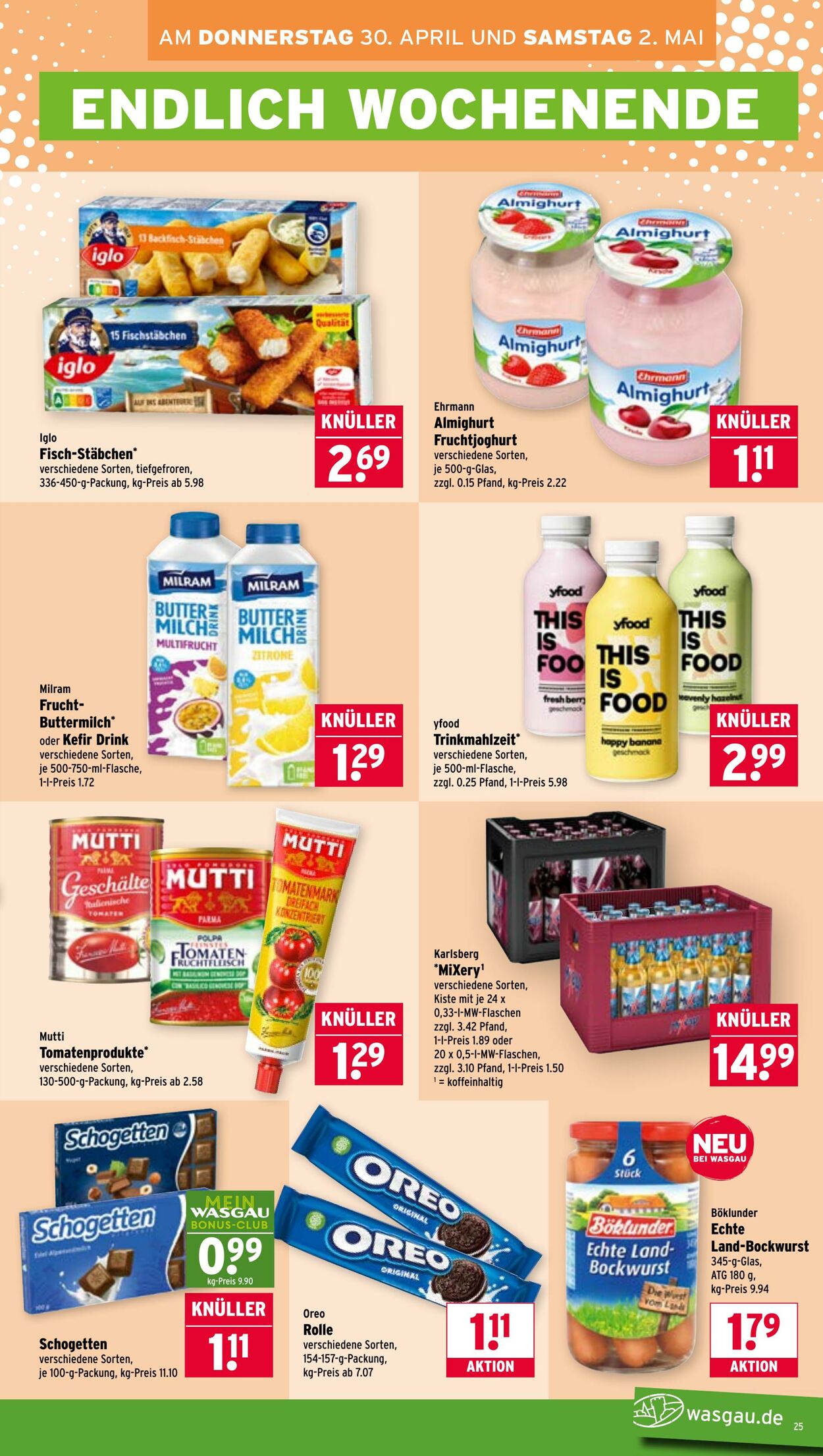 Prospekt Wasgau 20.04.2026 - 25.04.2026