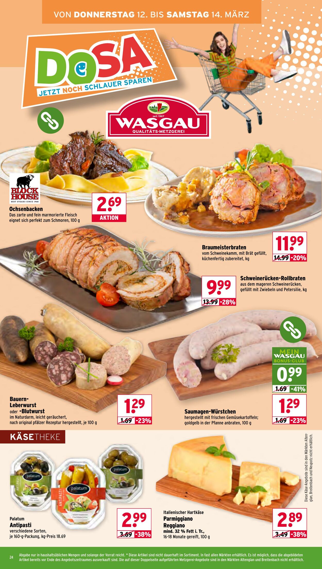 Prospekt Wasgau 09.03.2026 - 14.03.2026