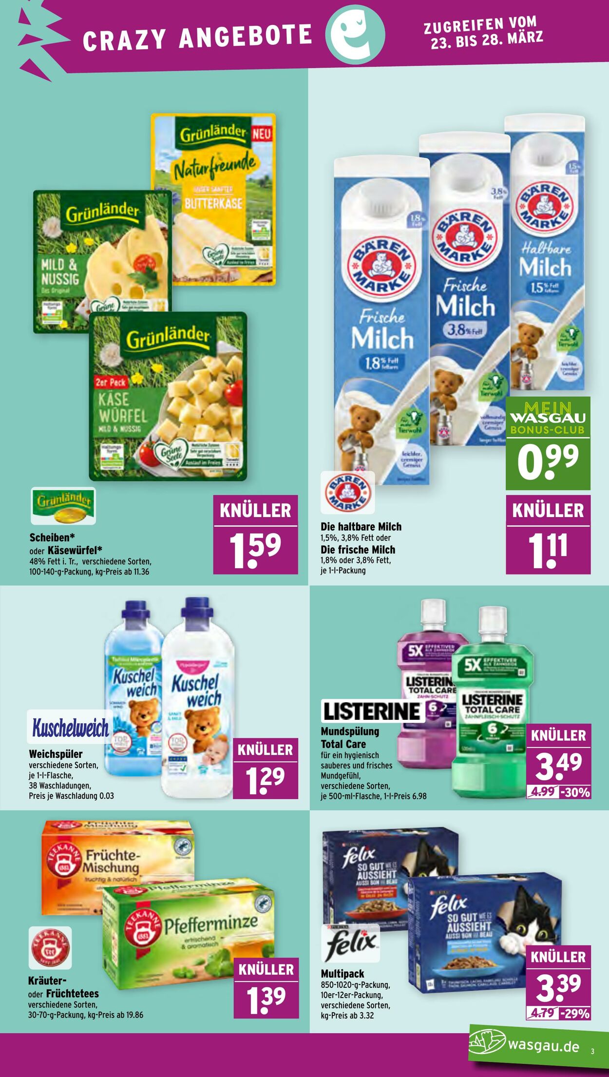 Prospekt Wasgau 23.03.2026 - 28.03.2026