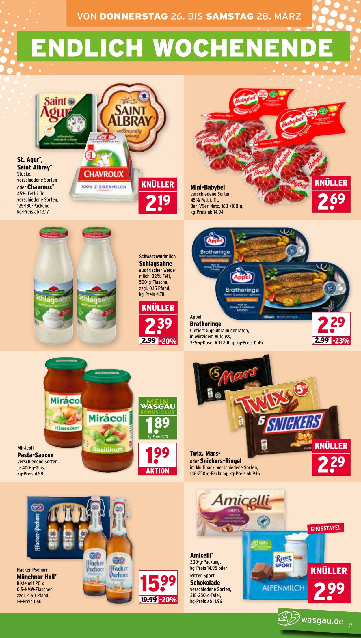 Prospekt Wasgau 23.03.2026 - 28.03.2026