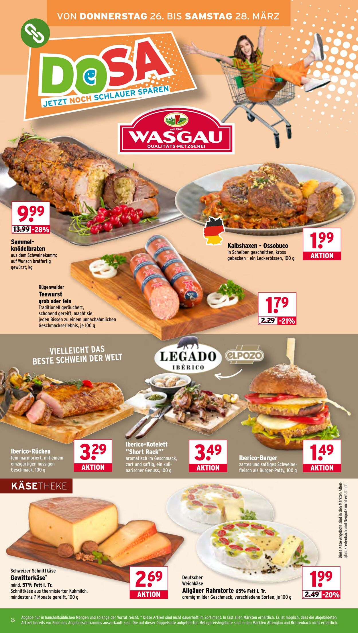 Prospekt Wasgau 23.03.2026 - 28.03.2026