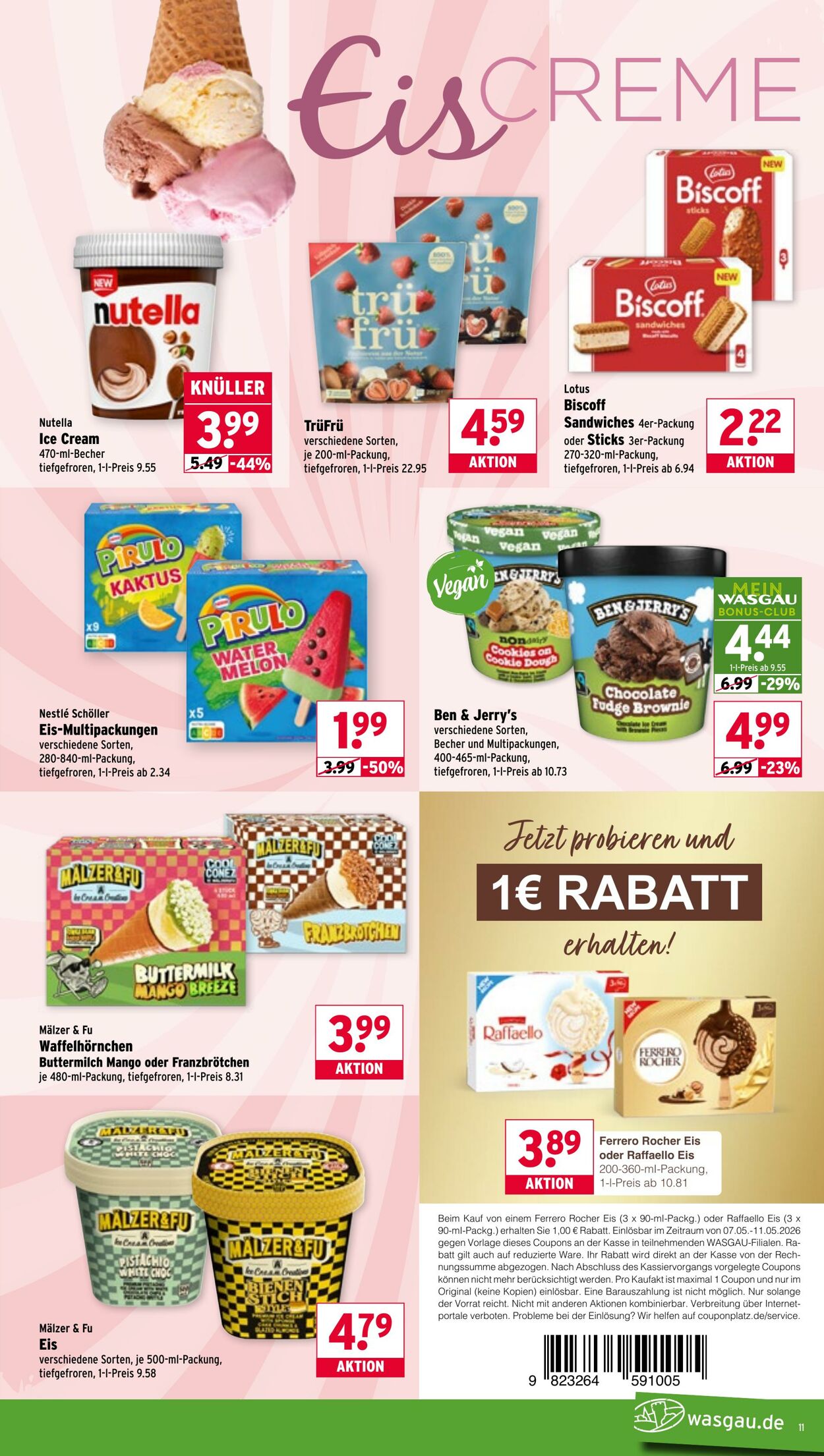 Prospekt Wasgau 30.03.2026 - 04.04.2026