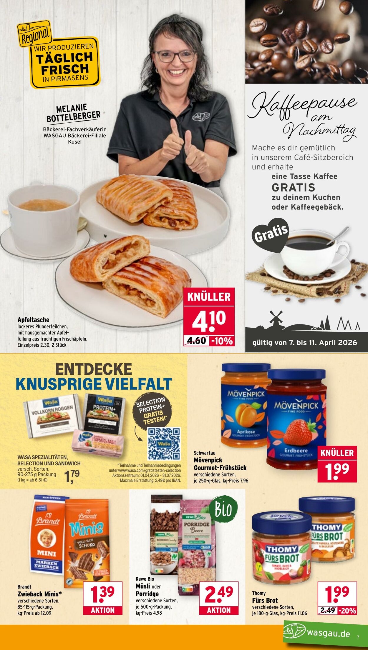 Prospekt Wasgau 30.03.2026 - 04.04.2026