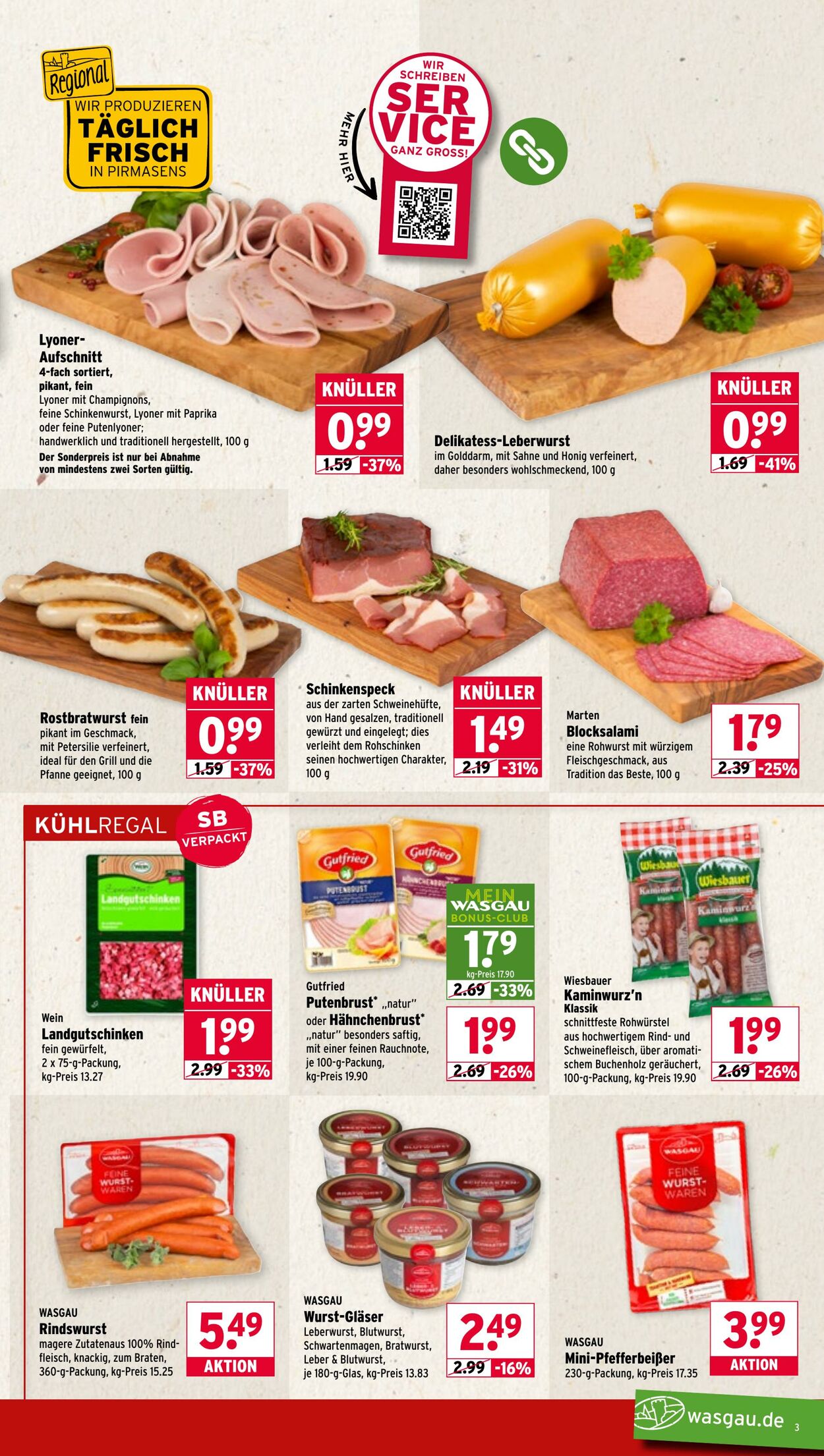 Prospekt Wasgau 30.03.2026 - 04.04.2026