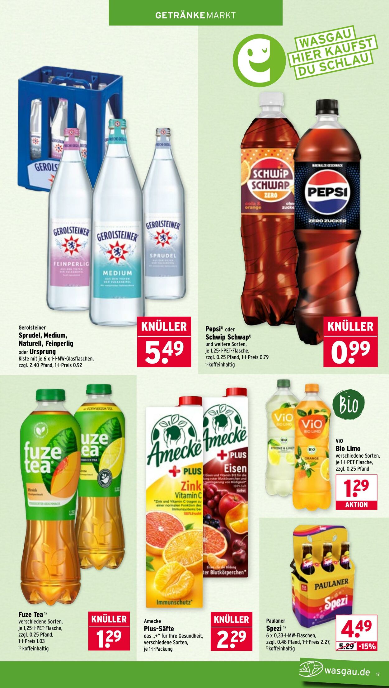 Prospekt Wasgau 06.04.2026 - 11.04.2026