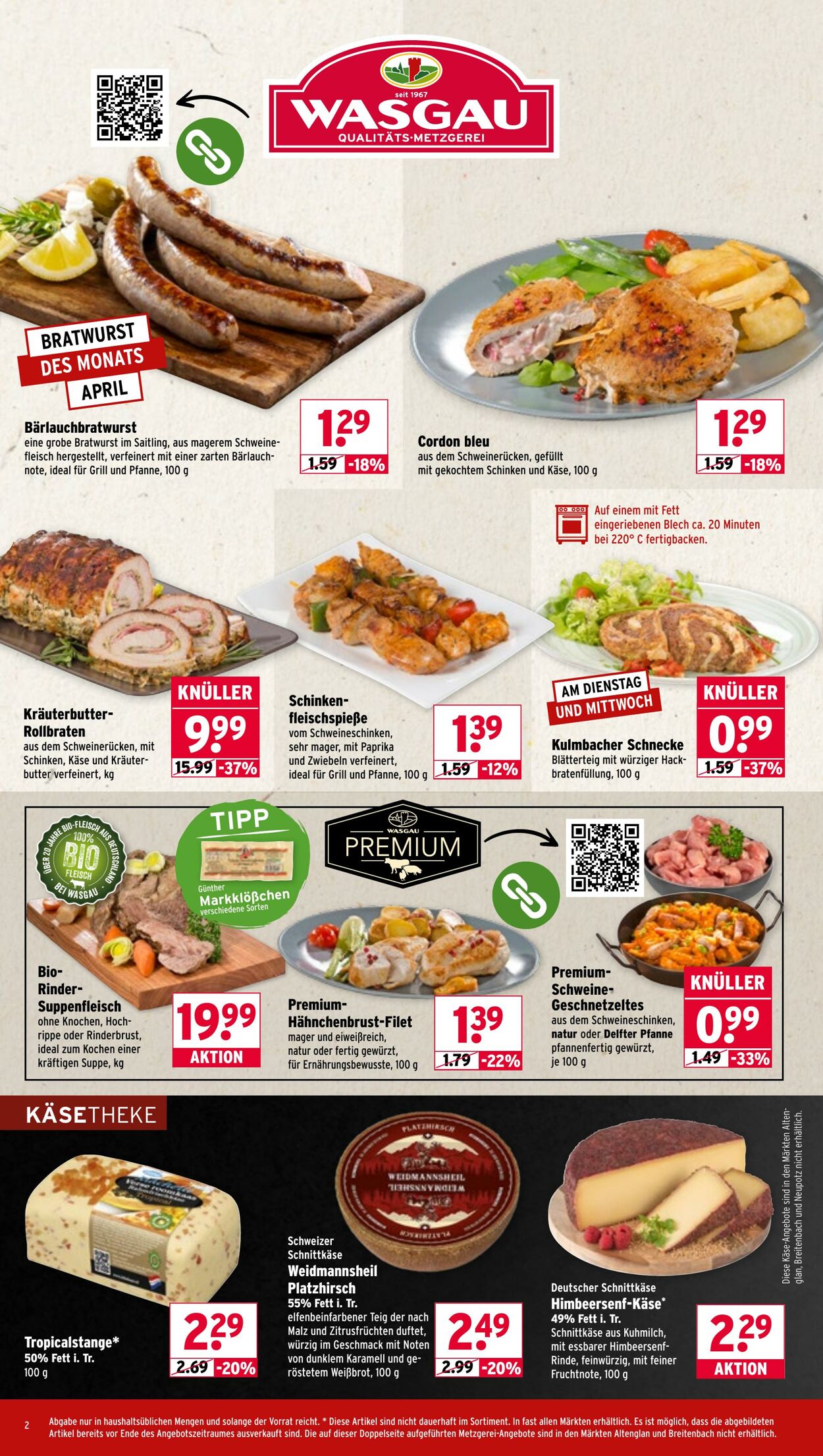 Prospekt Wasgau 06.04.2026 - 11.04.2026