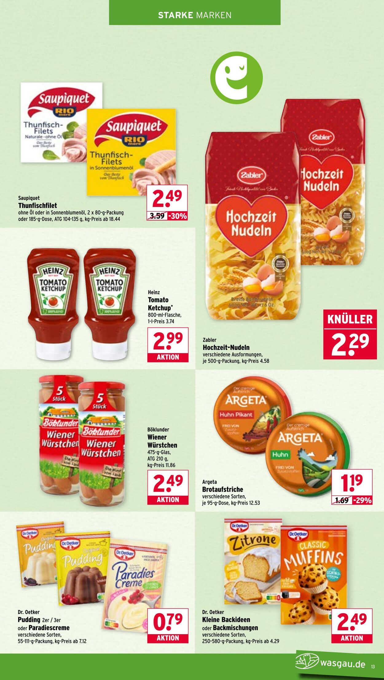 Prospekt Wasgau 13.04.2026 - 18.04.2026