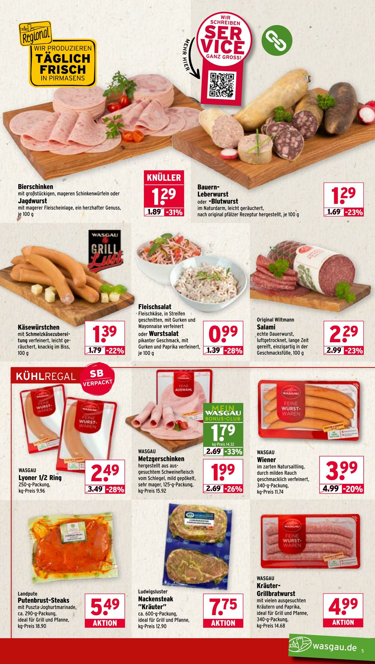 Prospekt Wasgau 13.04.2026 - 18.04.2026