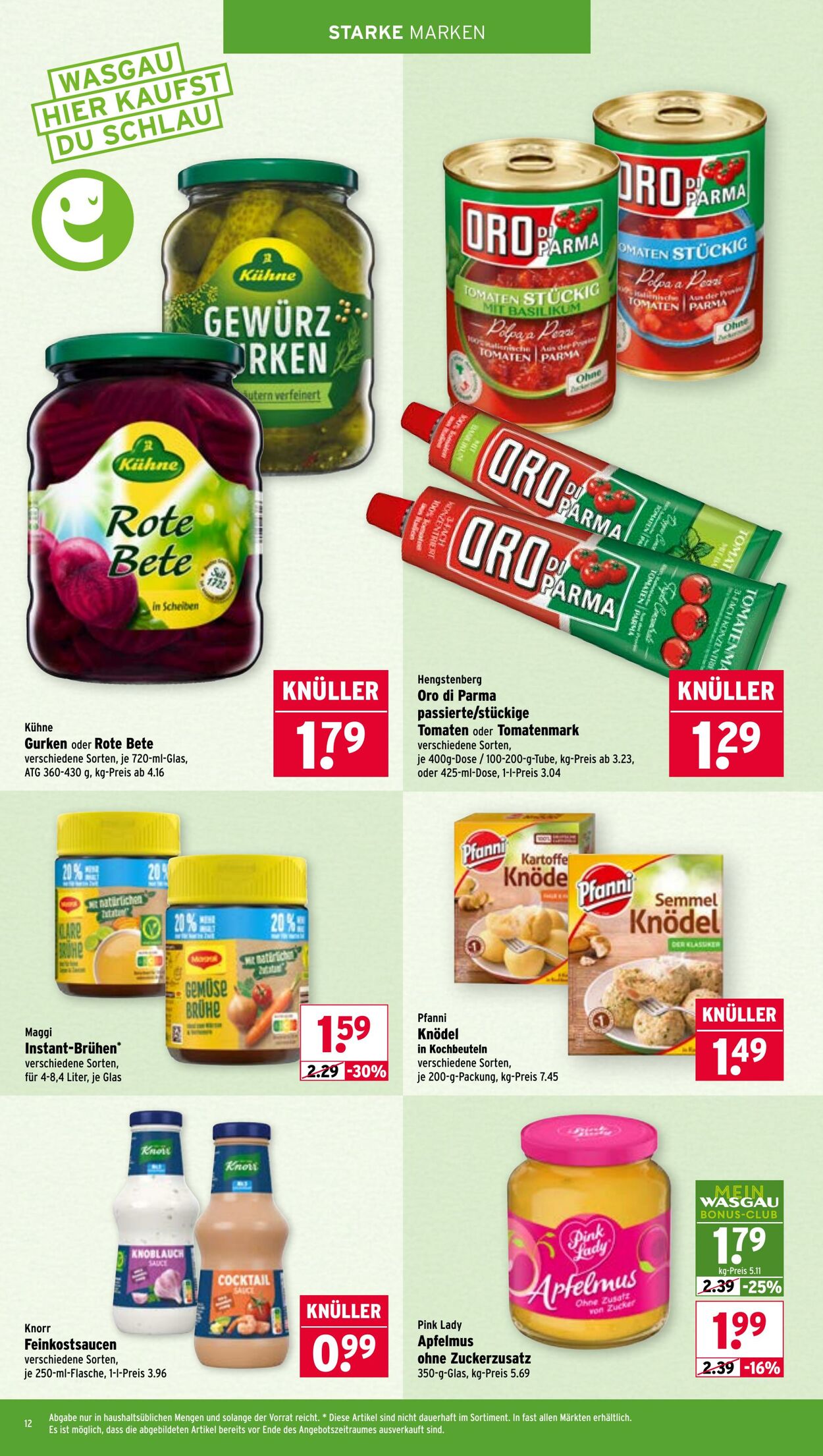 Prospekt Wasgau 06.04.2026 - 11.04.2026