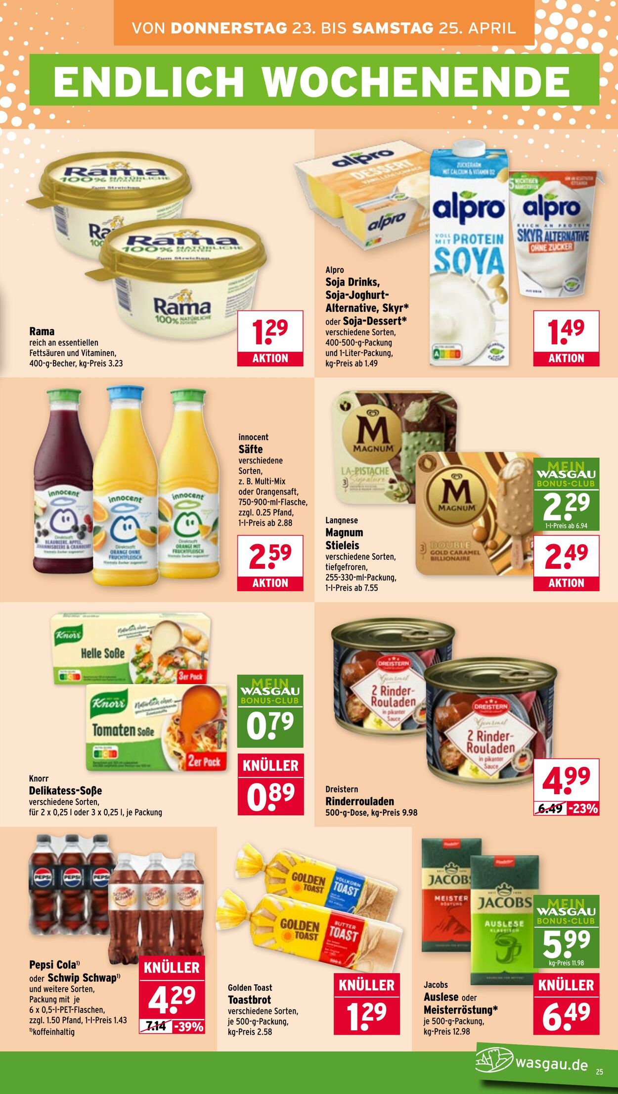 Prospekt Wasgau 20.04.2026 - 25.04.2026
