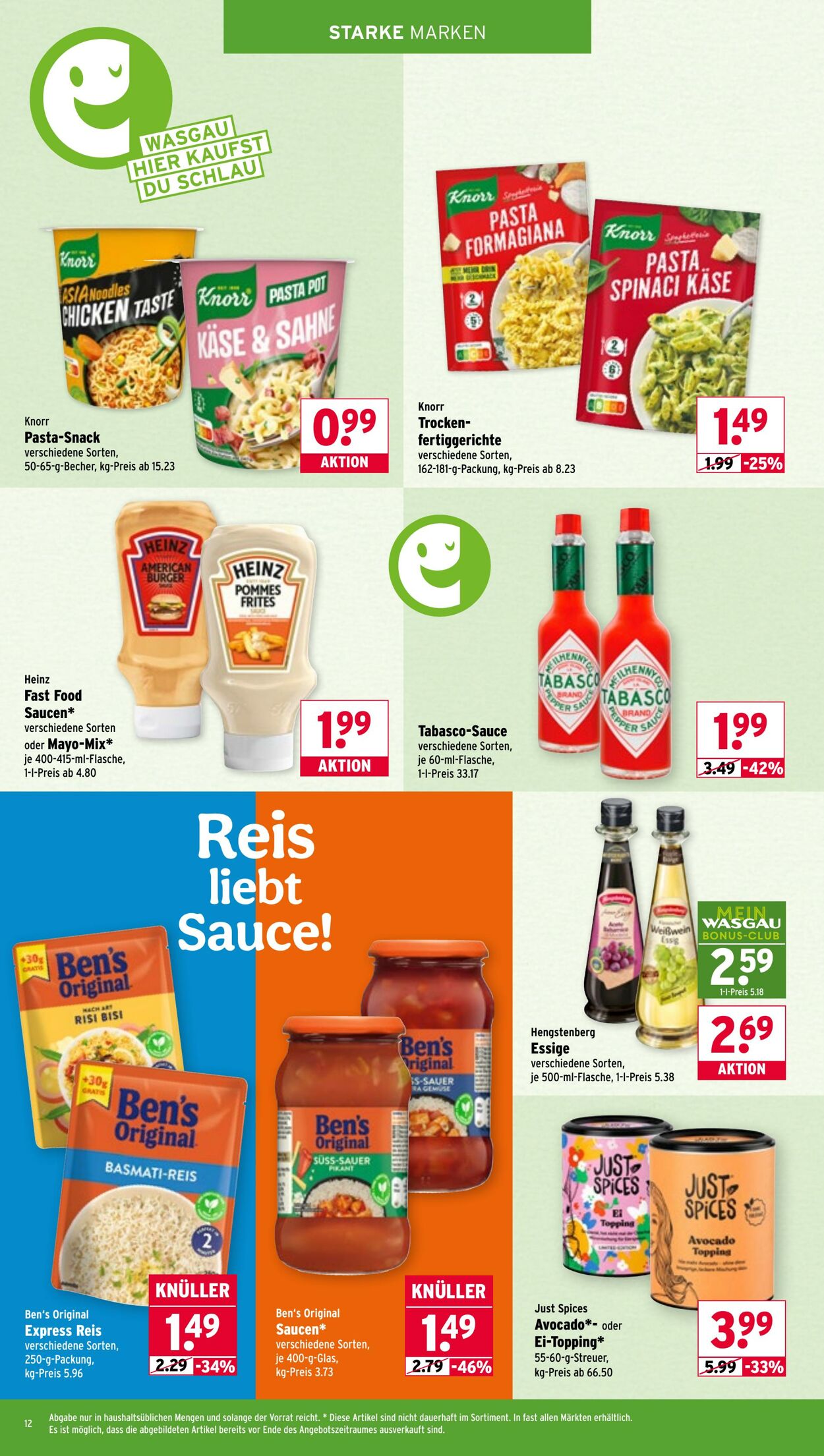 Prospekt Wasgau 20.04.2026 - 25.04.2026