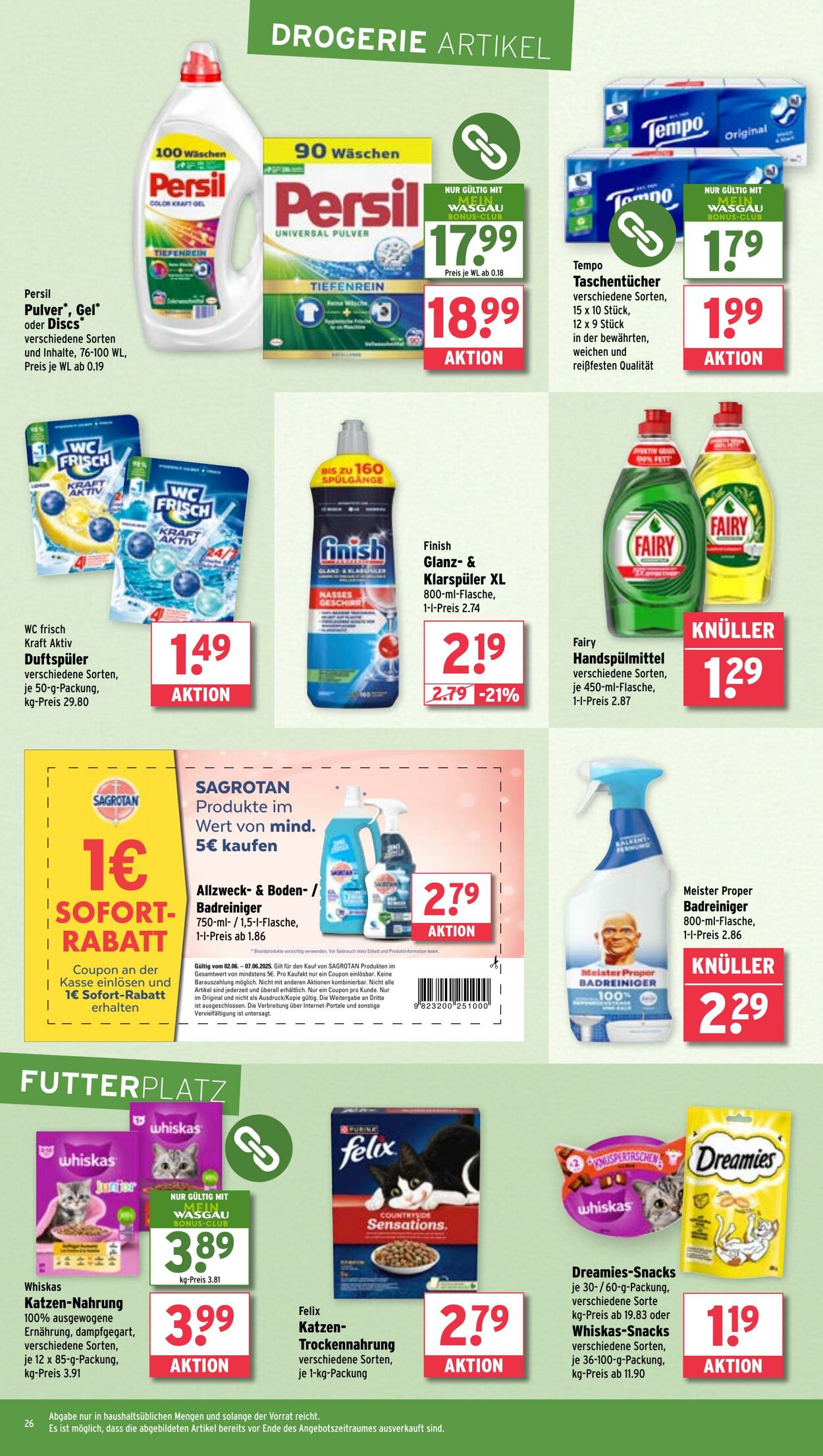 Prospekt Wasgau 02.06.2025 - 07.06.2025