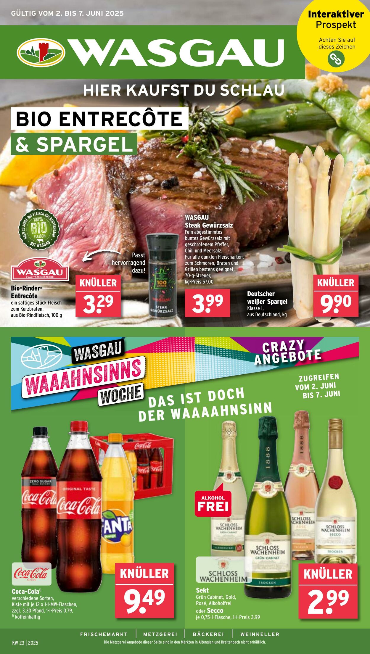 Prospekt Wasgau 02.06.2025 - 07.06.2025