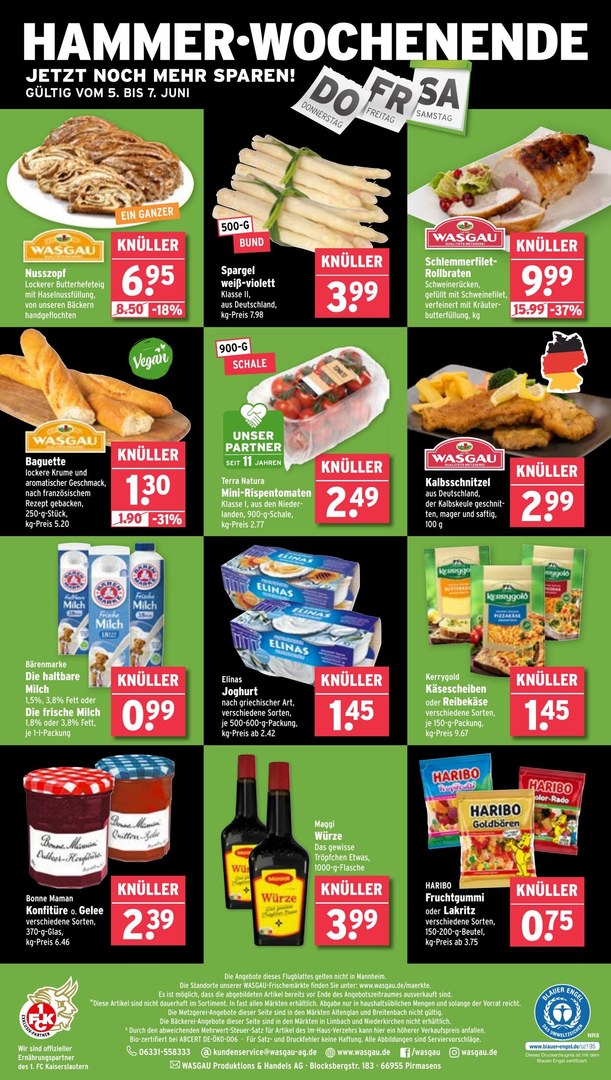 Prospekt Wasgau 02.06.2025 - 07.06.2025