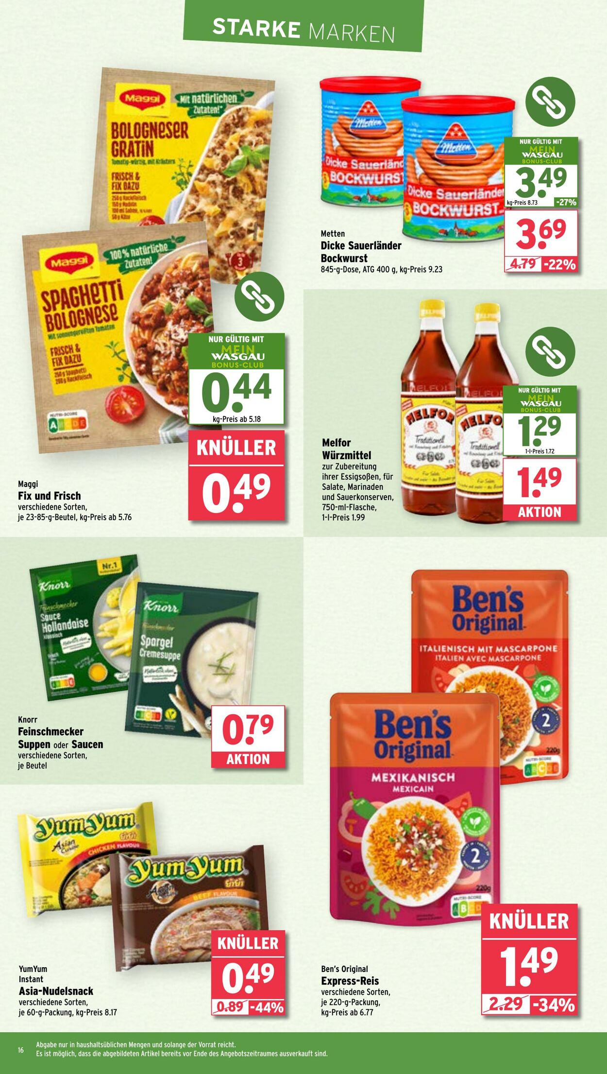 Prospekt Wasgau 09.06.2025 - 14.06.2025