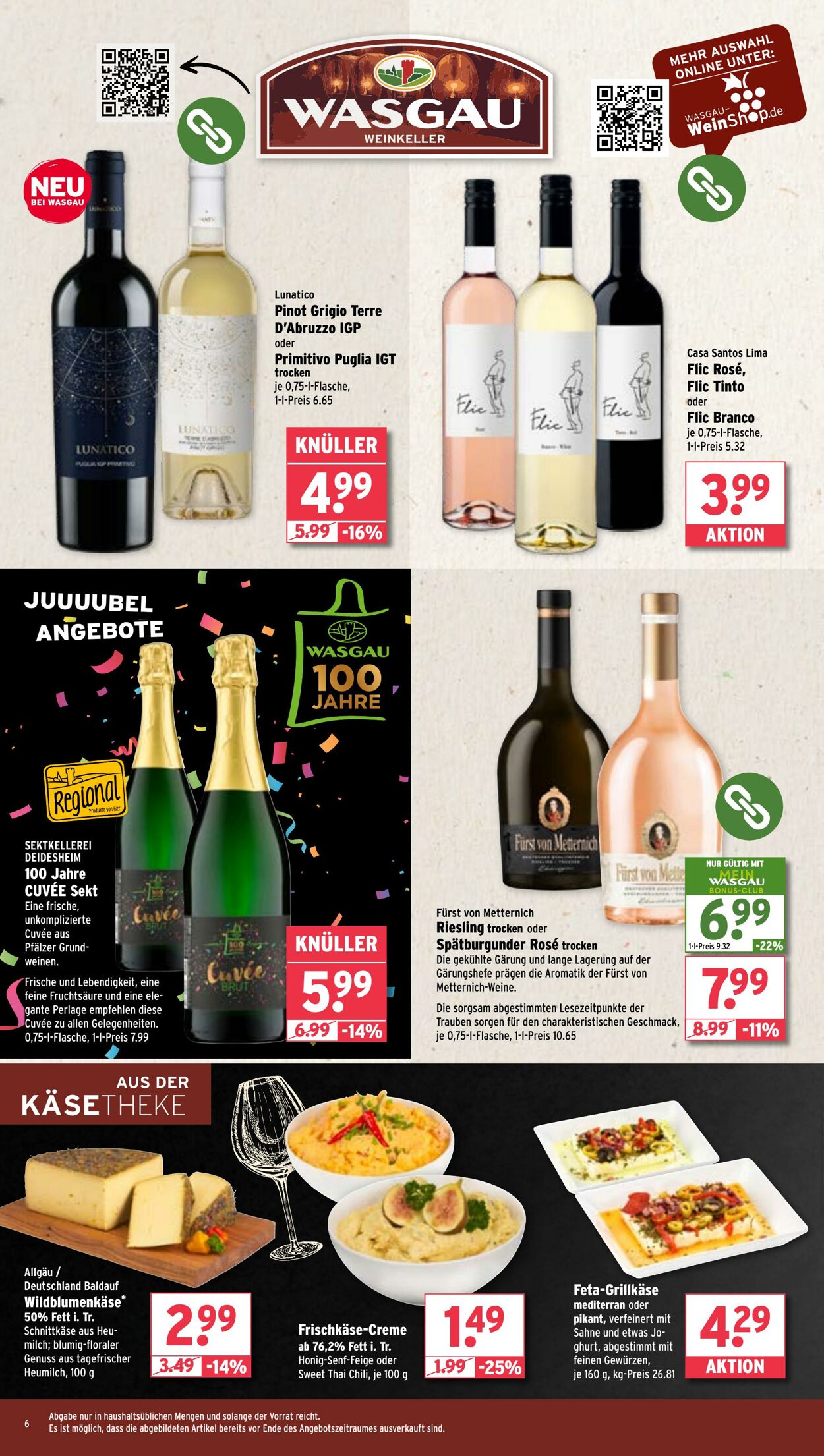 Prospekt Wasgau 09.06.2025 - 14.06.2025