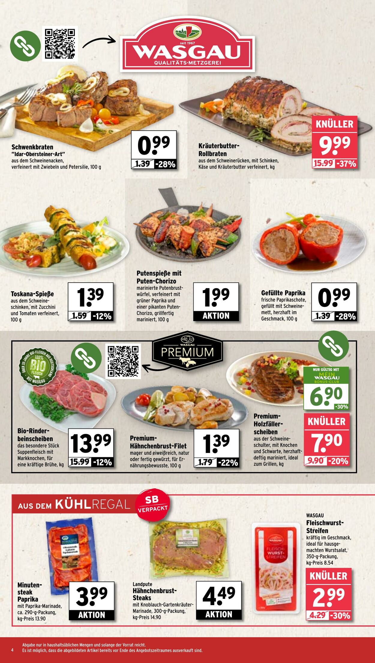 Prospekt Wasgau 09.06.2025 - 14.06.2025