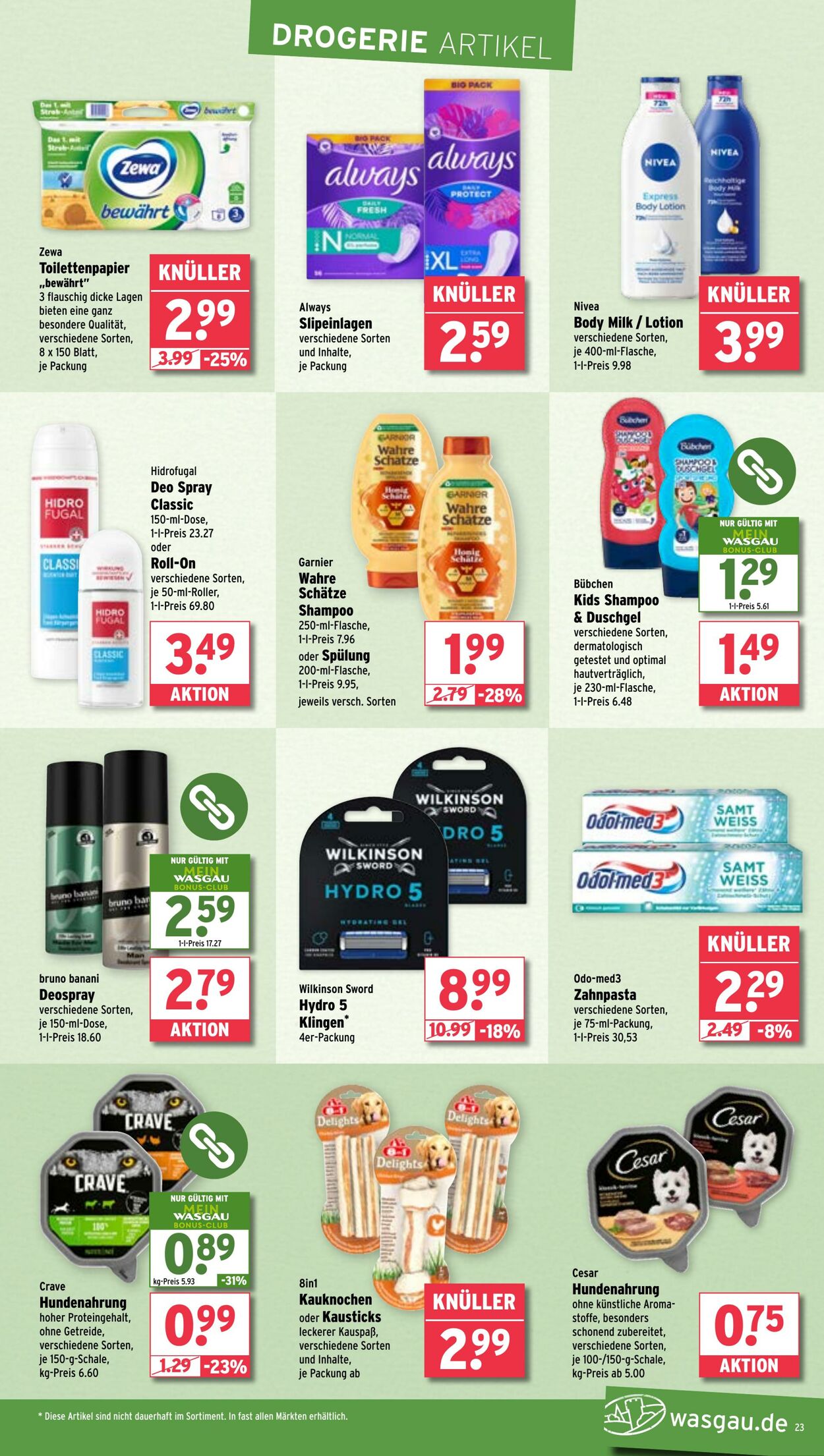 Prospekt Wasgau 09.06.2025 - 14.06.2025