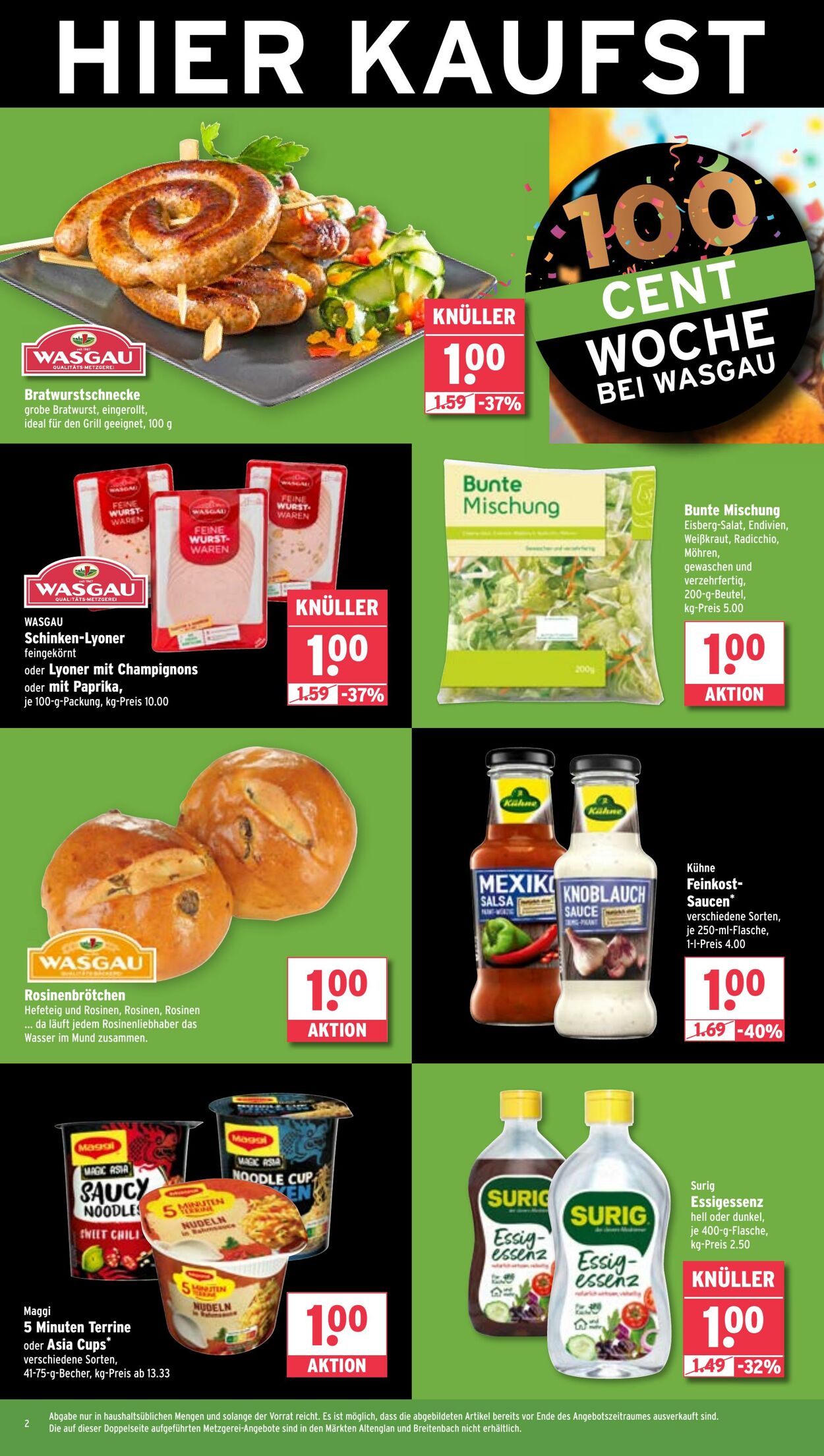 Prospekt Wasgau 09.06.2025 - 14.06.2025