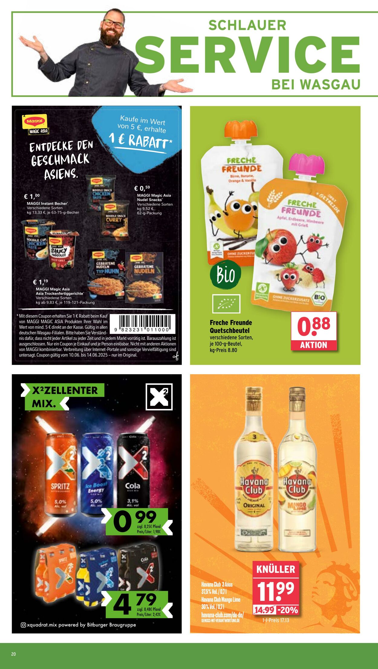 Prospekt Wasgau 09.06.2025 - 14.06.2025